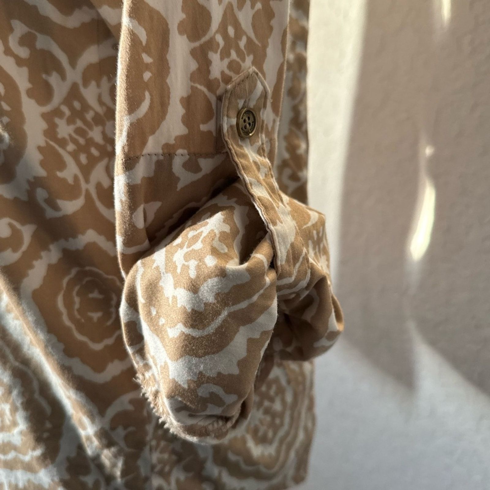 Other Michael Kors Women Zip-up Blouse beige nude and white Size S / US 4 / IT 40 - 4 Thumbnail