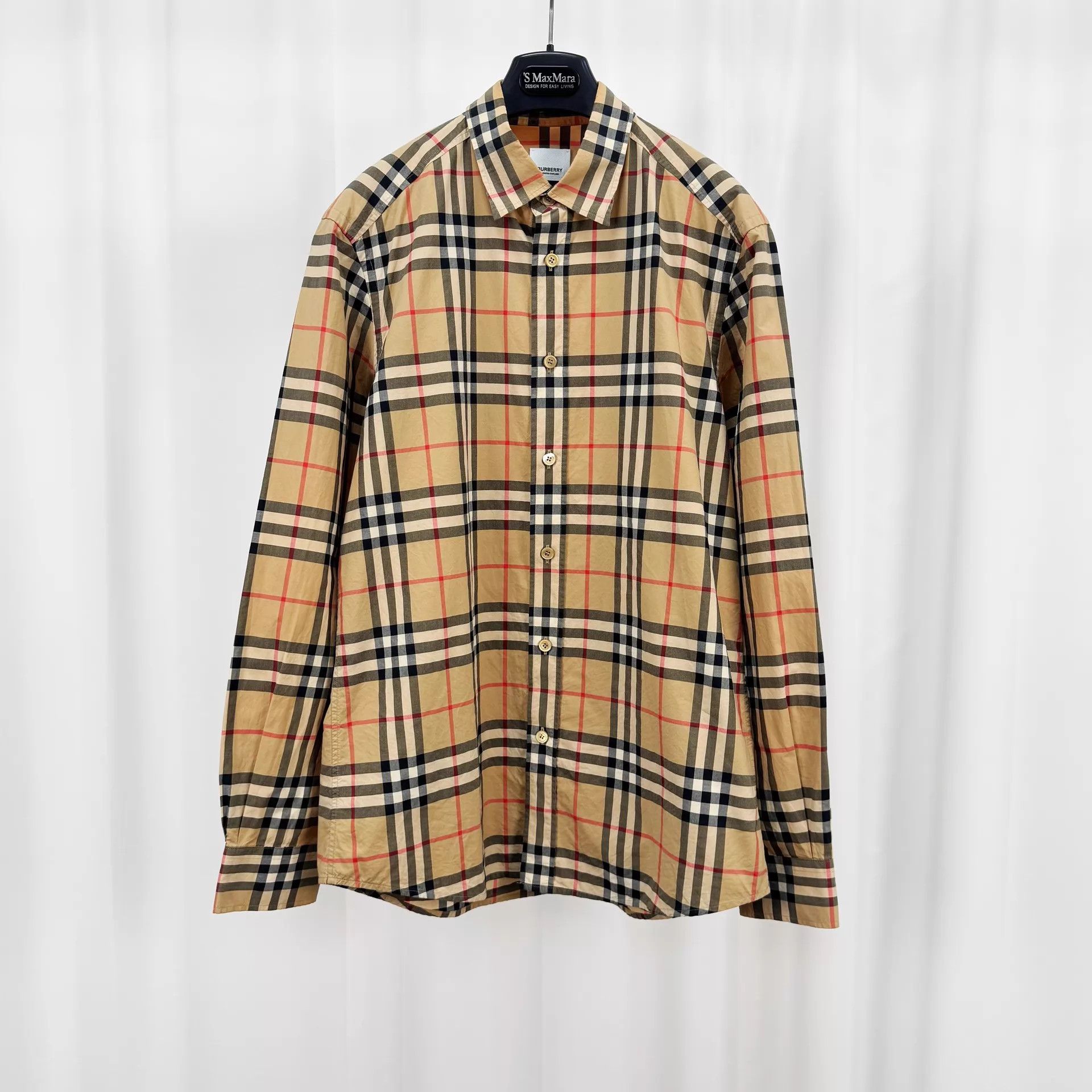 Burberry Burberry Iconic Check Shirt M 95 New KL11017 Size US M / EU 48-50 / 2 - 1 Thumbnail