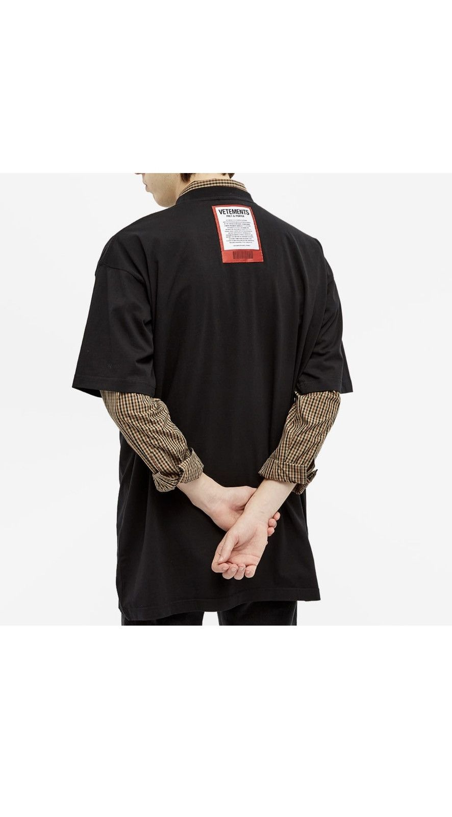 Vetements Vetements - Logo Patch Oversized T-Shirt Size US S / EU 44-46 / 1 - 15 Thumbnail