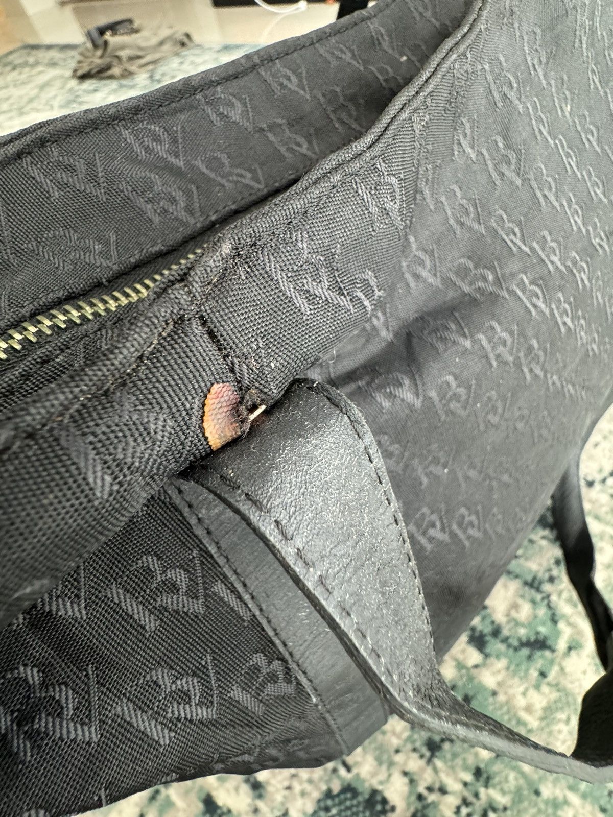 Bottega Veneta 1980s BOTTEGA VENETA BV FULL MONOGRAM SHOULDER TOTE BAG Size ONE SIZE - 6 Thumbnail