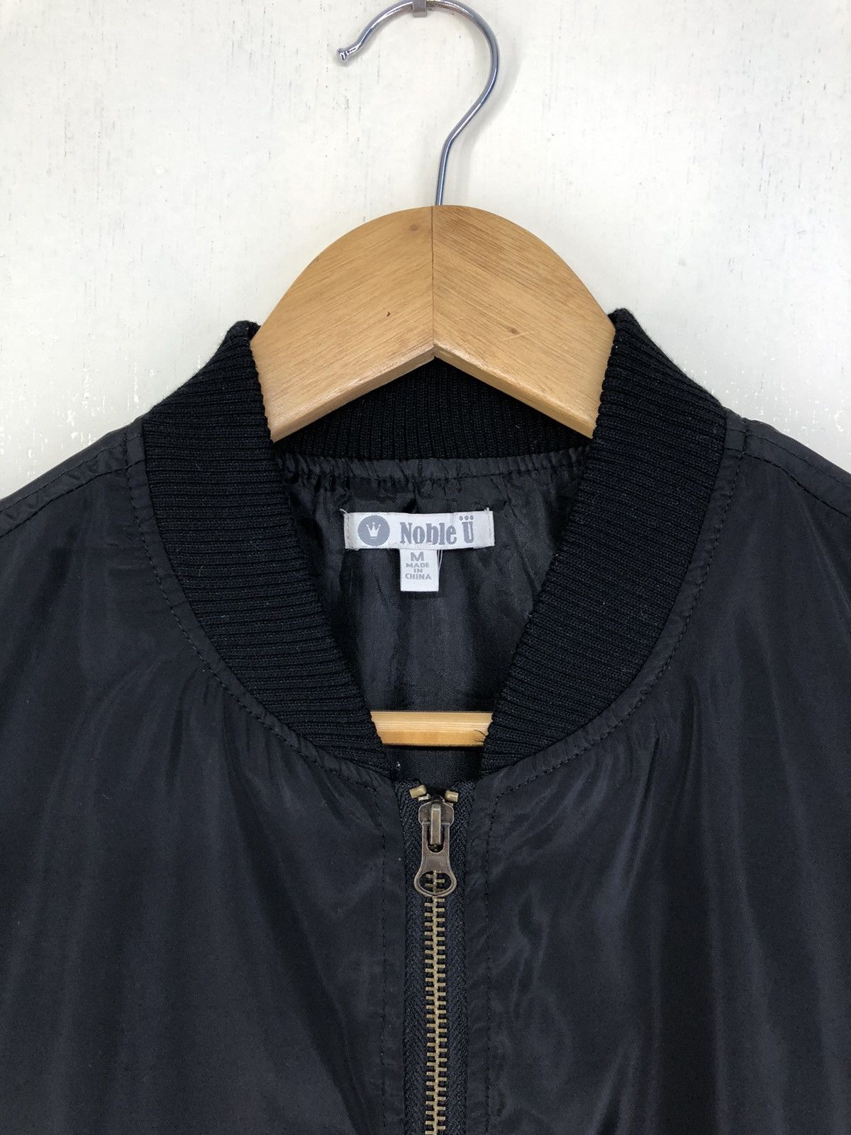 Japanese Brand Noble U Dog Logo Bomber Jacket Size M / US 6-8 / IT 42-44 - 3 Thumbnail