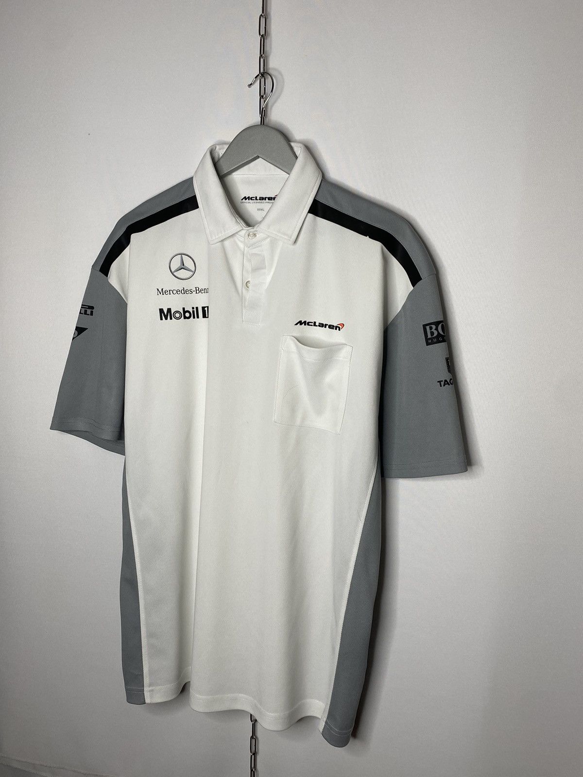 Mercedes-Benz 🔥Vintage Mercedes Benz McLaren Racing Polo Shirt F1 🔥 Size US XXL / EU 58 / 5 - 2 Thumbnail