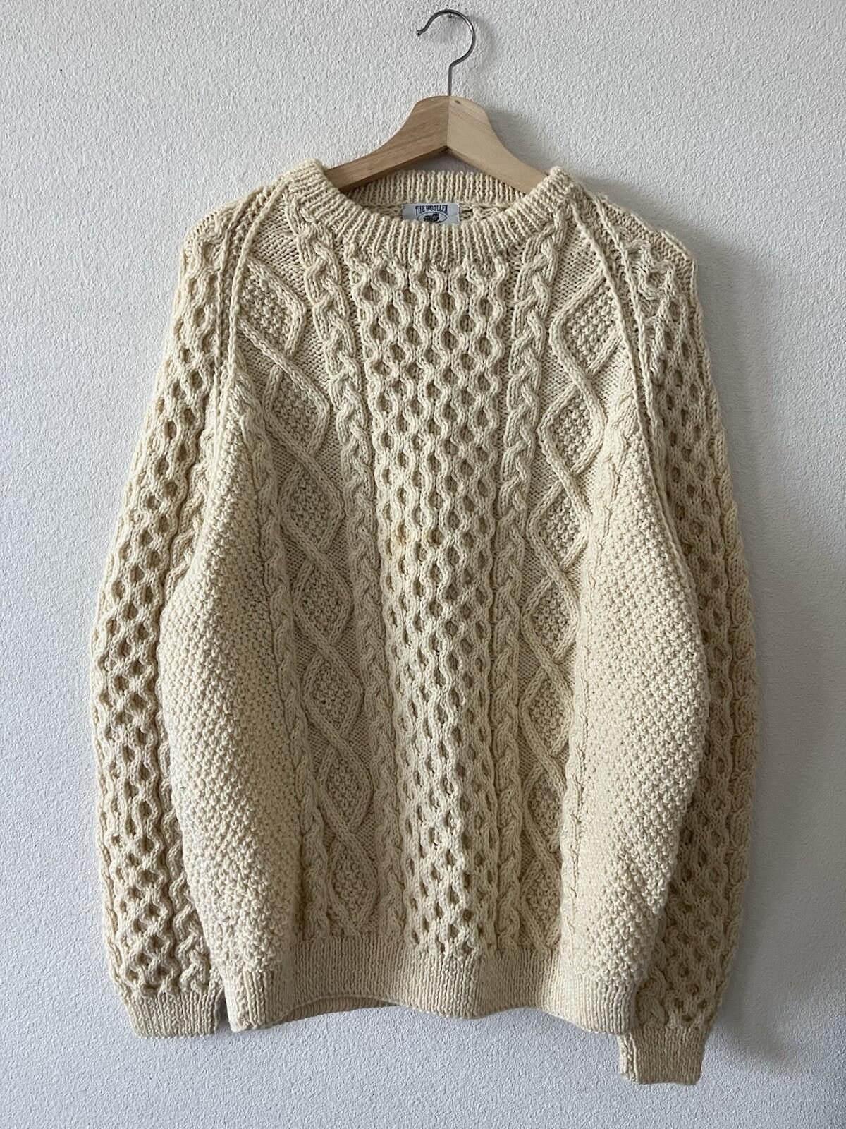 The Unbranded Brand The Woollen Store Dingle Ireland Cable Knit Sweater XL⁠ Size XL / US 12-14 / IT 48-50 - 1 Thumbnail