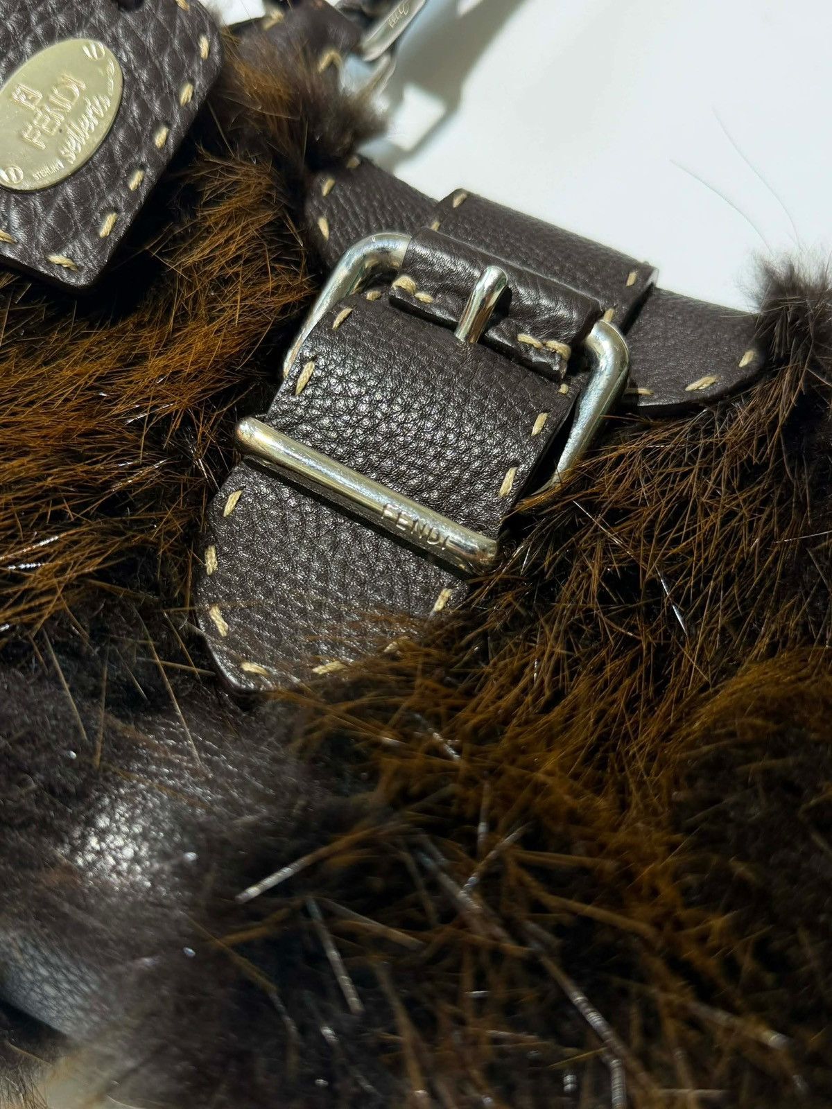 Fendi Fendi Selleria Fur Shoulder Bag Size ONE SIZE - 7 Thumbnail