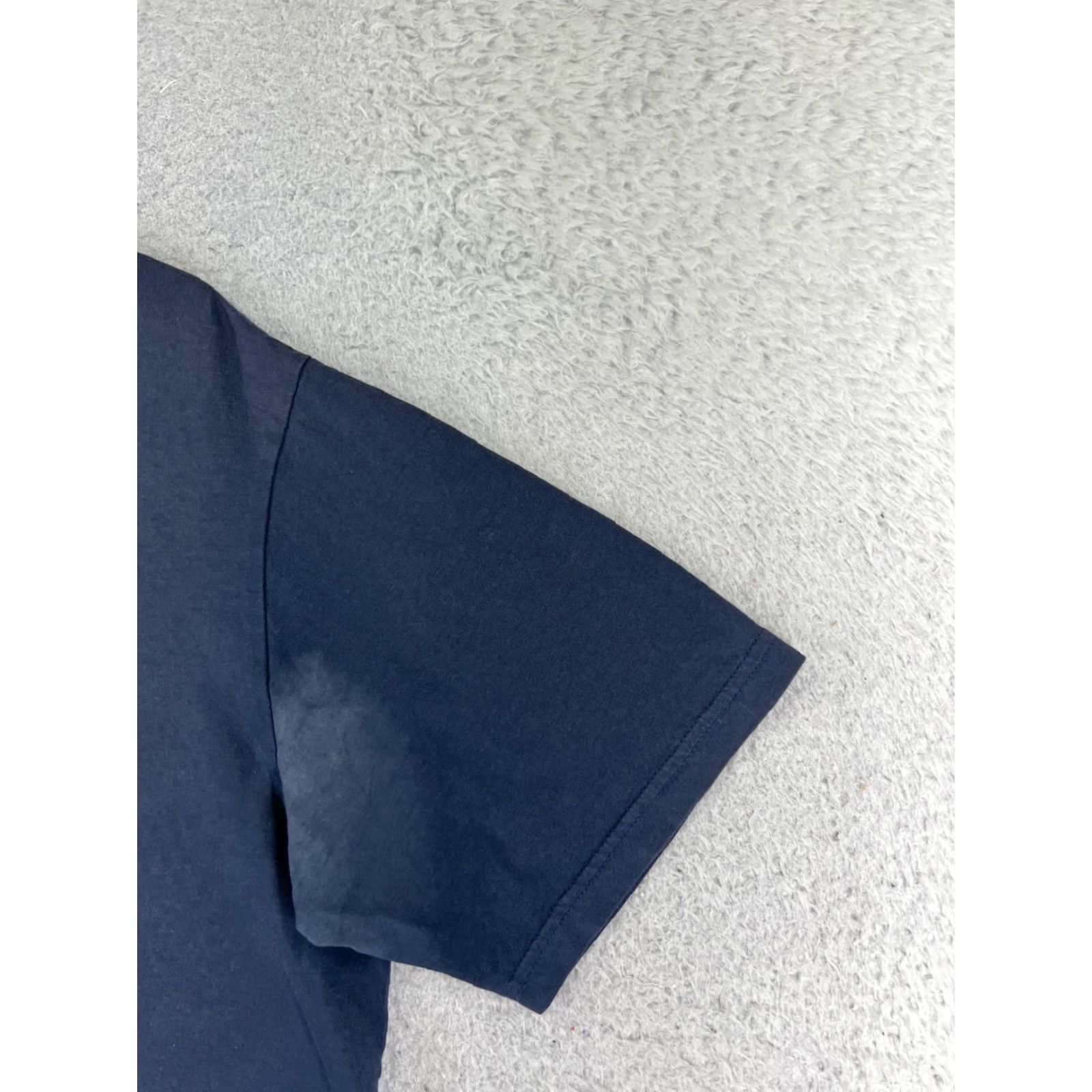 Patagonia Patagonia Shirt Men M Blue Henley Short Sleeve 100% Cotton USA Striped Logo Pockets T-Shirt Alignment: Read Size US M / EU 48-50 / 2 - 2 Thumbnail