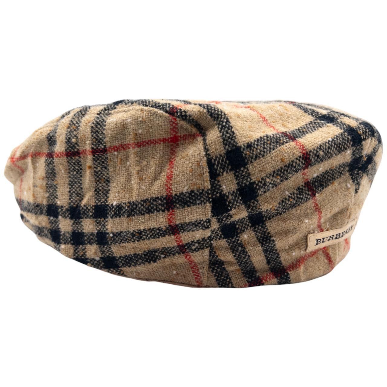 Burberry Vintage Burberry Nova Check Wool Flat-Cap Hat Size L/XL Size ONE SIZE - 1 Thumbnail