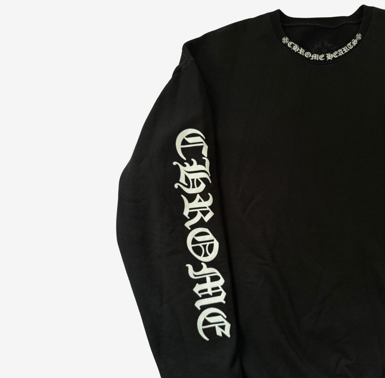 Chrome Hearts Chrome hearts Goth Logo Sweatshirt Sz.L Size US L / EU 52-54 / 3 - 3 Thumbnail