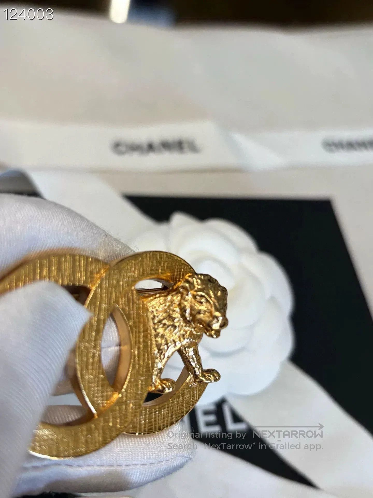 Chanel Chanel 22A Limited Double C Lion Brooch. Size ONE SIZE - 4 Thumbnail