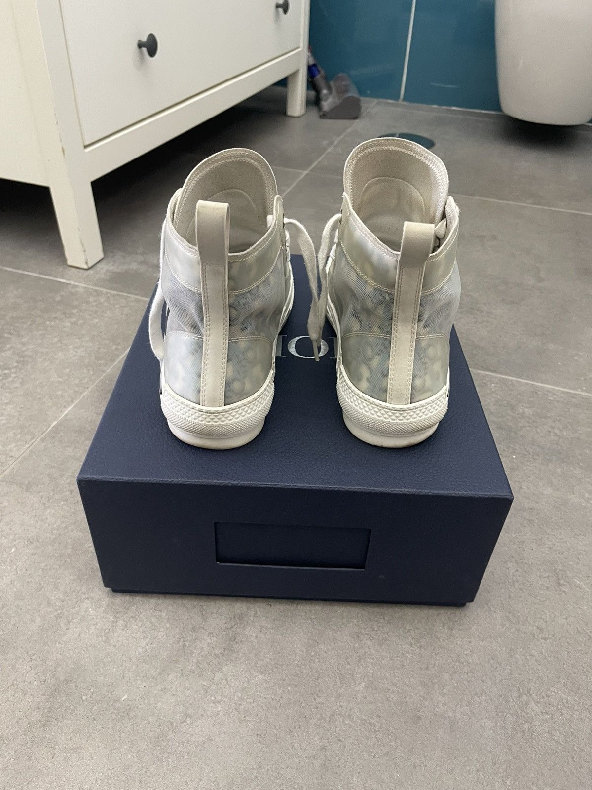 Dior Dior B23 High-Top Oblique Blu Taglia 42 Authentic Size US 8 / EU 41 - 5 Thumbnail