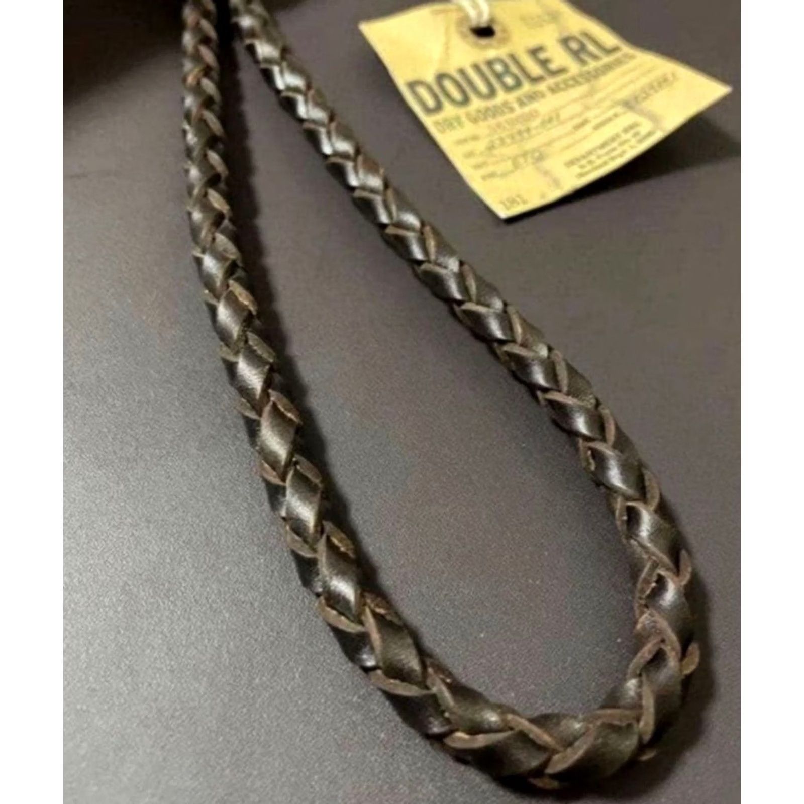 Ralph Lauren RRL RALPH LAUREN Wallet Mens BRAIDED LEATHER CHAIN RARE DEADSTOCK MULTICOLOR USED Size ONE SIZE - 5 Thumbnail