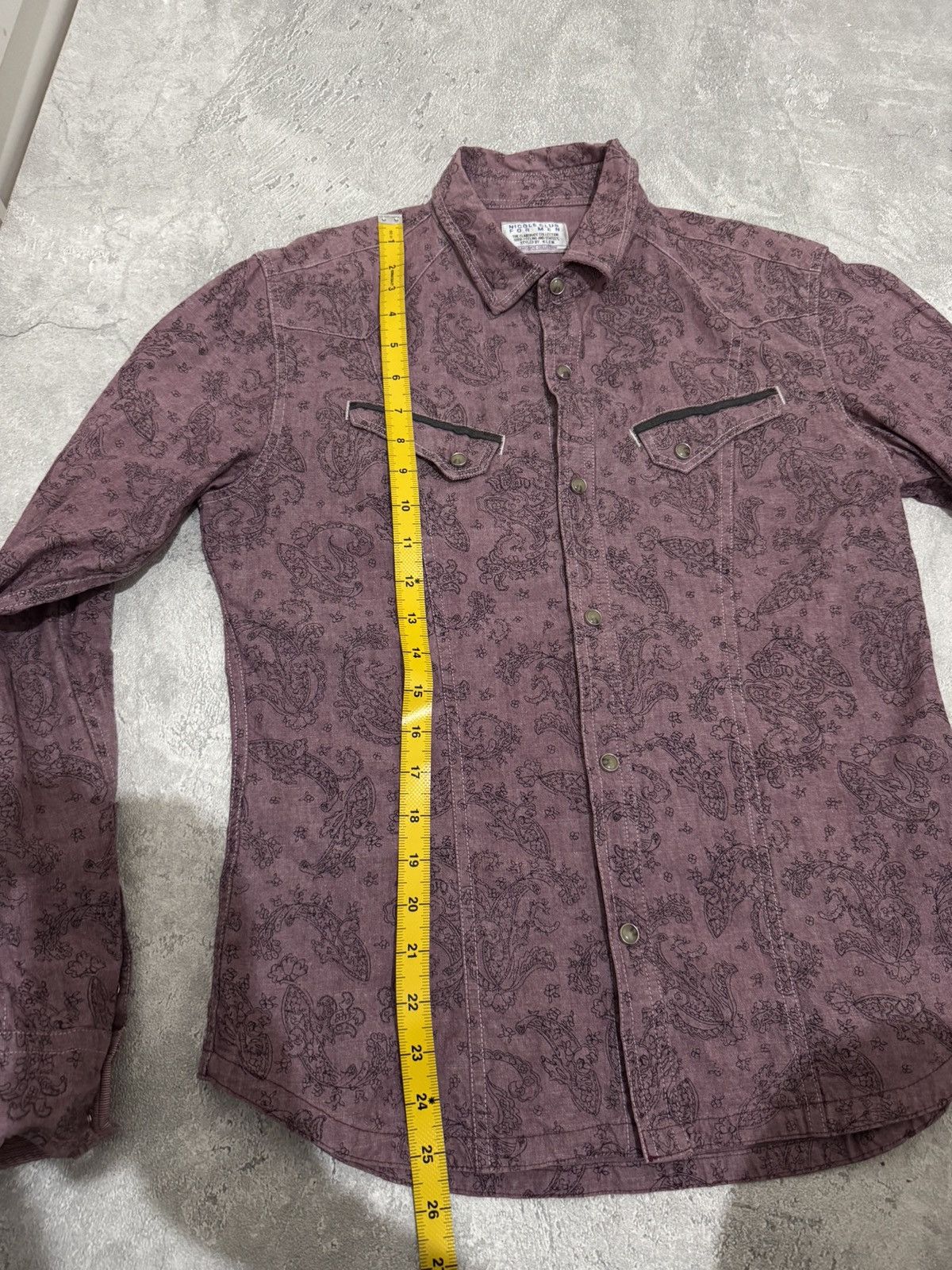 Nicole Club Y2k Nicole Club For Men Paisley shirt Size US M / EU 48-50 / 2 - 8 Thumbnail
