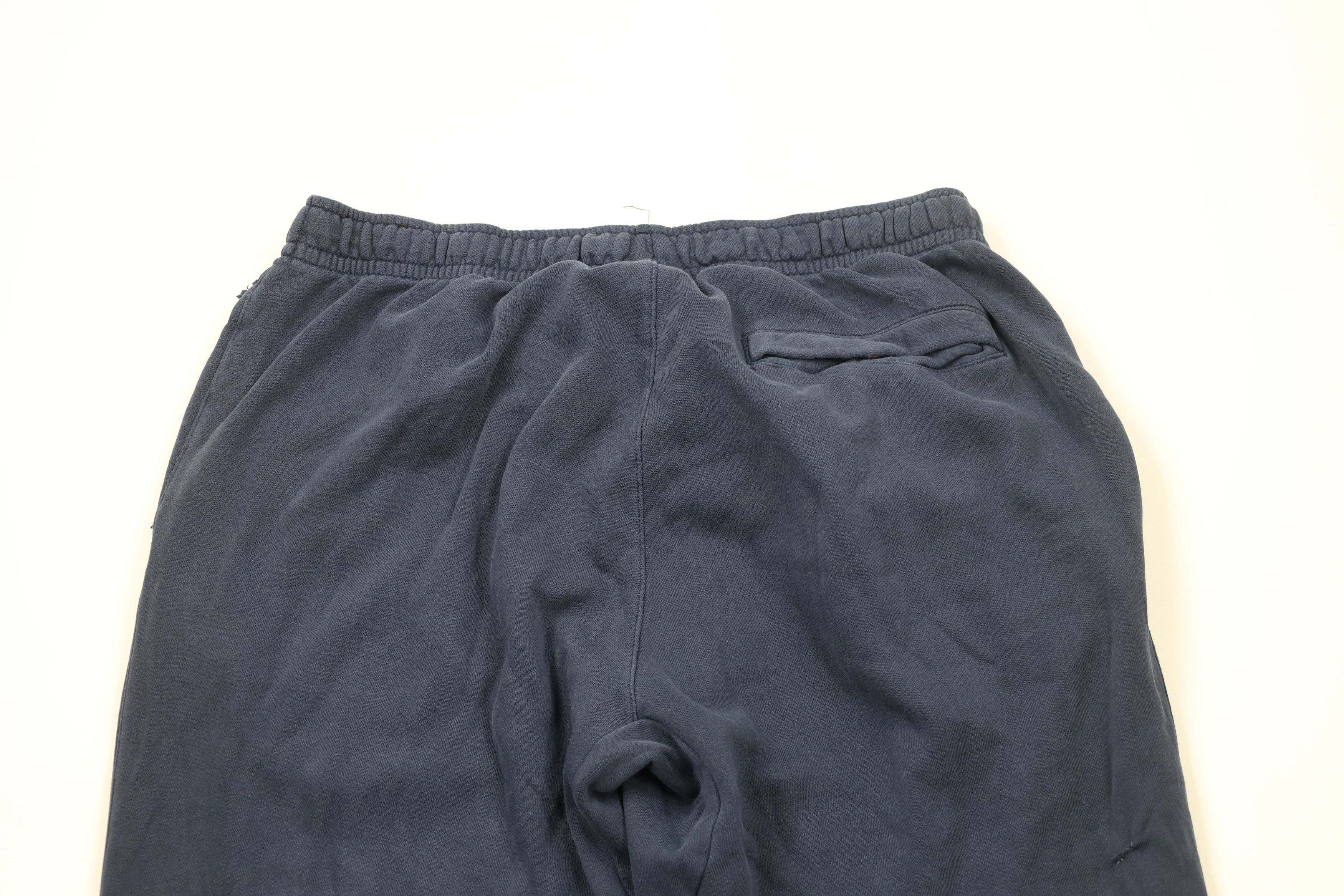 Nike × Vintage Vintage Nike Scott Mini Swoosh Wide Leg Sweatpants Blue Size US 38 / EU 54 - 13 Thumbnail