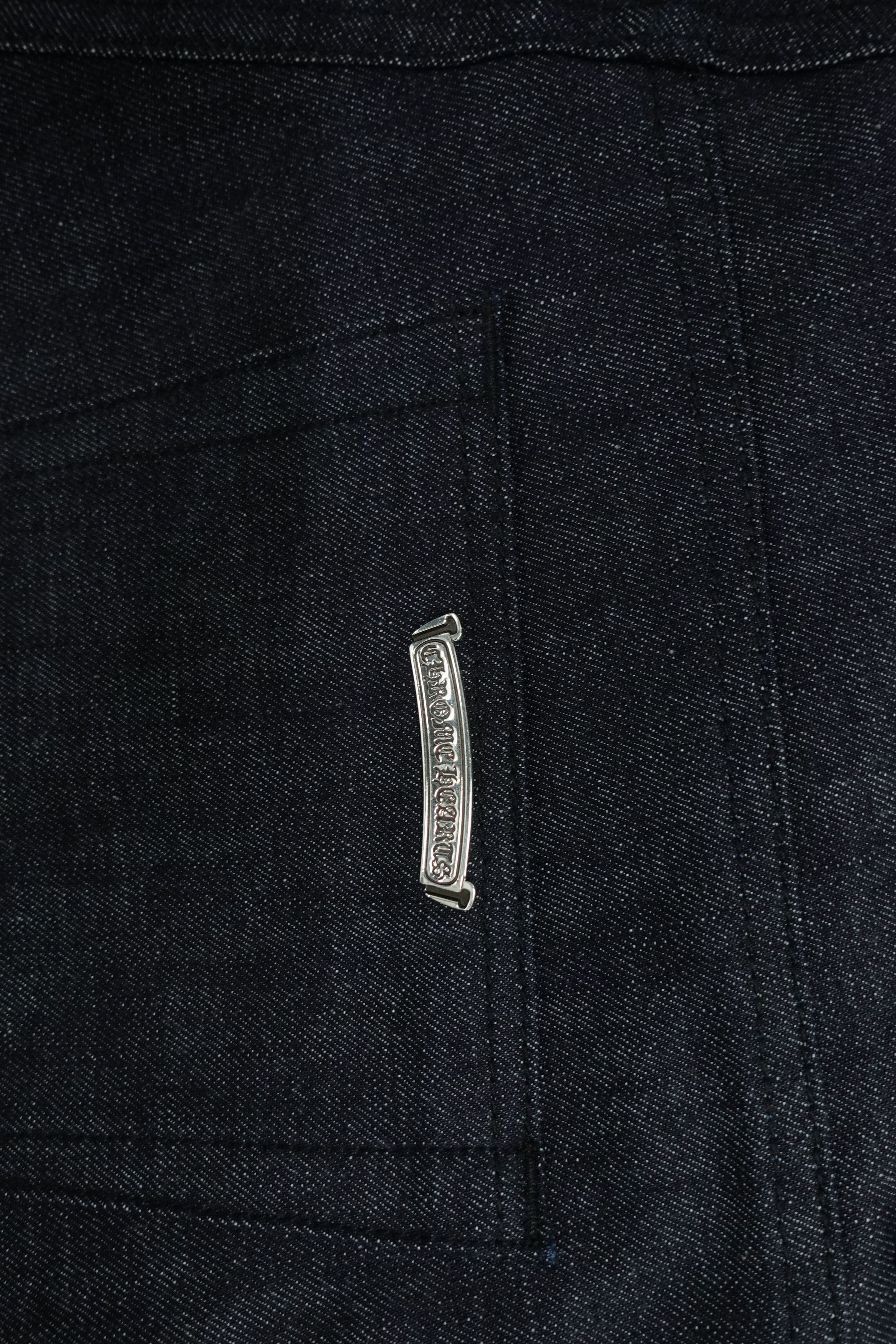 CHROME HEARTS KS FIT BAGGY JEANS INDIGO BLUE