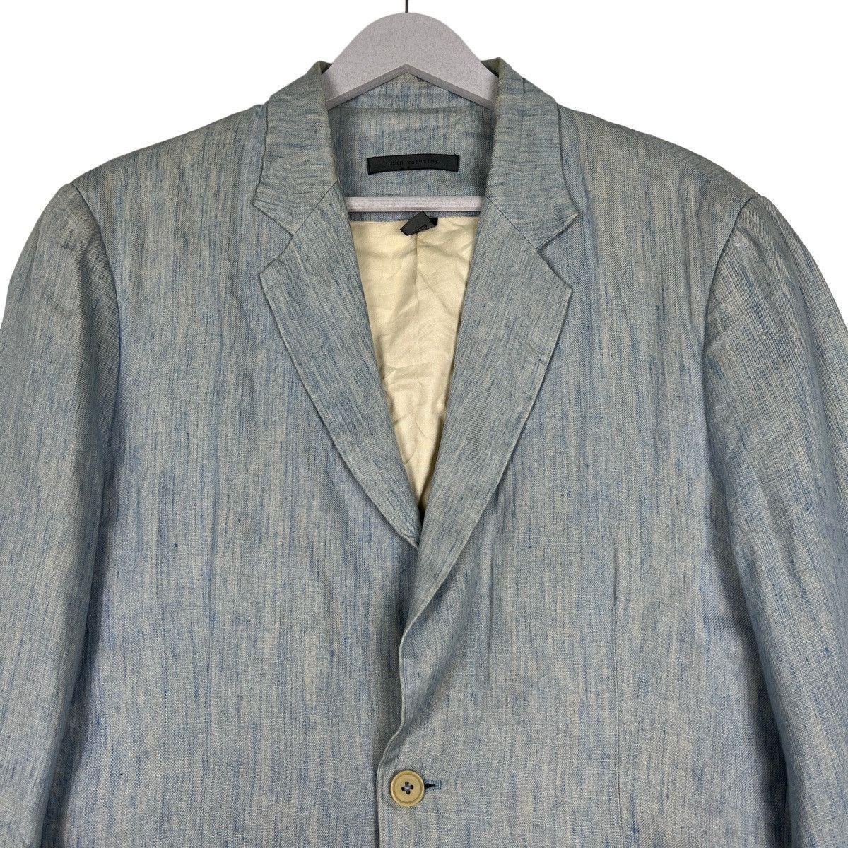 John Varvatos 🔥 JOHN VARVATOS LINEN BLAZER JACKET MADE IN ITALY Size US M / EU 48-50 / 2 - 3 Thumbnail