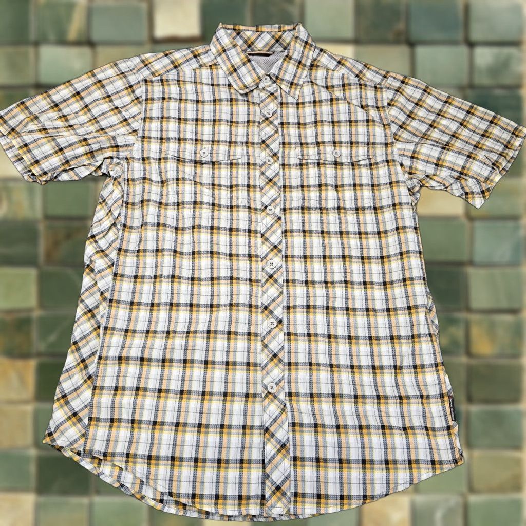 Royal Robbins Royal Robbins Shirt Mens S Yellow Check Short Sleeve Button-Up Size US S / EU 44-46 / 1 - 1 Thumbnail