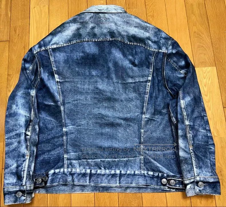 Junya Watanabe Junya Watanabe Printed Denim Jacket Size US L / EU 52-54 / 3 - 8 Thumbnail