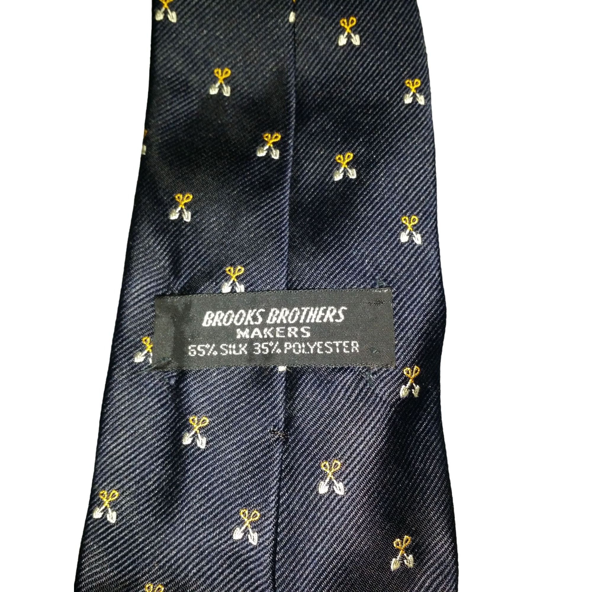 Brooks Brothers Brooks Brothers Makers Italian Silk Tie Scissors Geometric P Size ONE SIZE - 5 Thumbnail