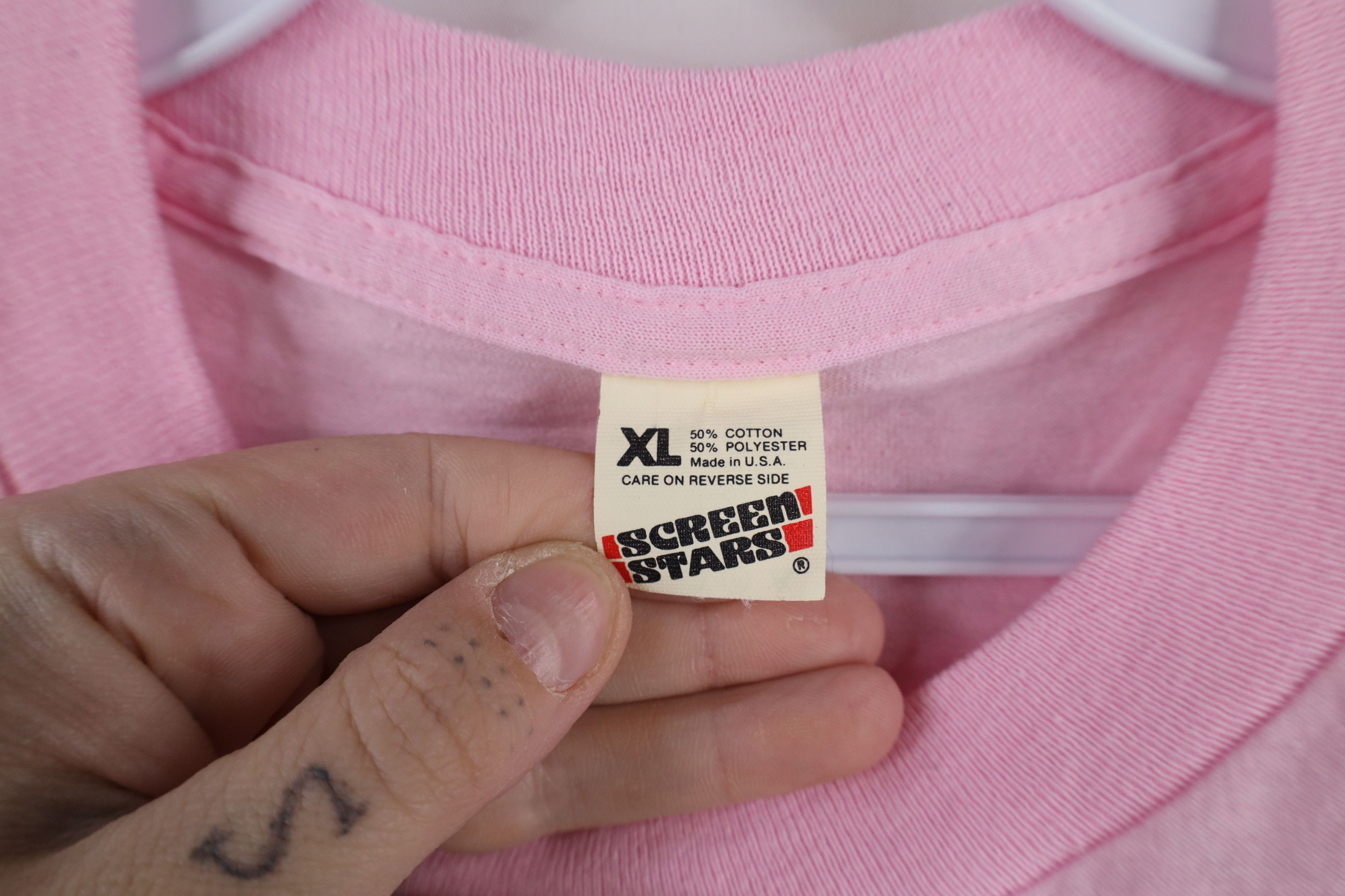Vintage Vintage 80s 90s Dobutamine Heart Failure T-Shirt Pink USA Size XL / US 12-14 / IT 48-50 - 5 Thumbnail