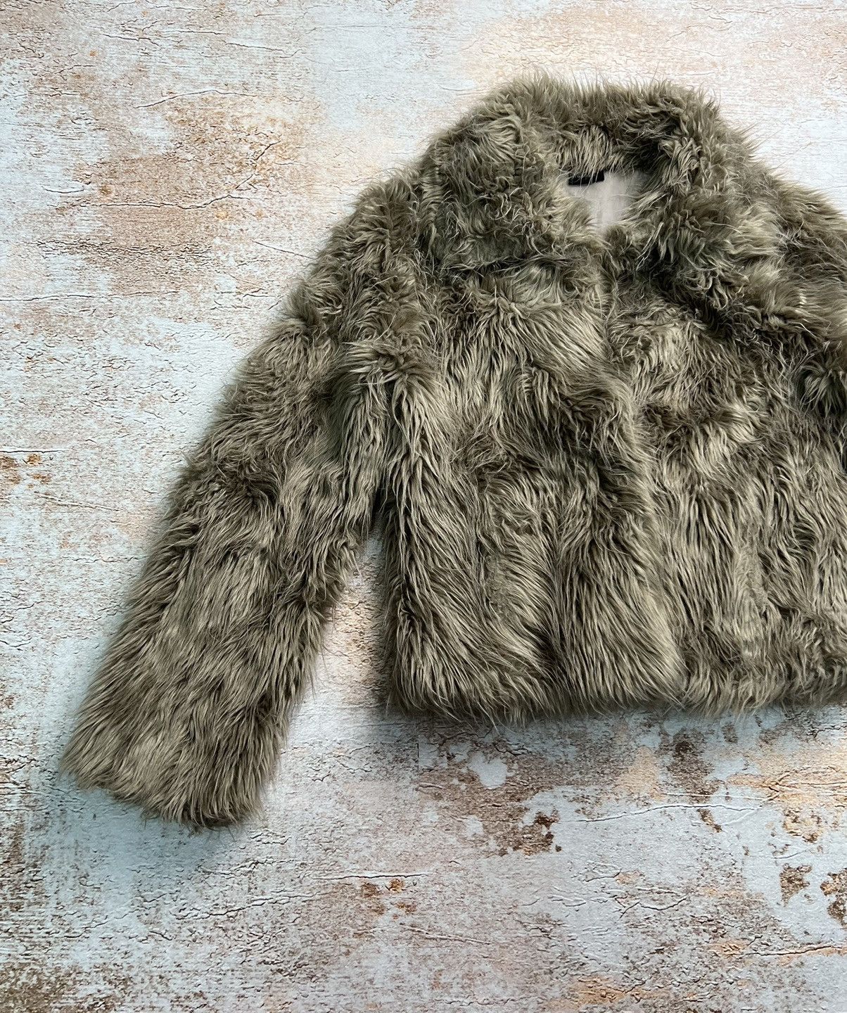 Vintage Vintage Japanese fake fur cropped jacket Size S / US 4 / IT 40 - 2 Thumbnail
