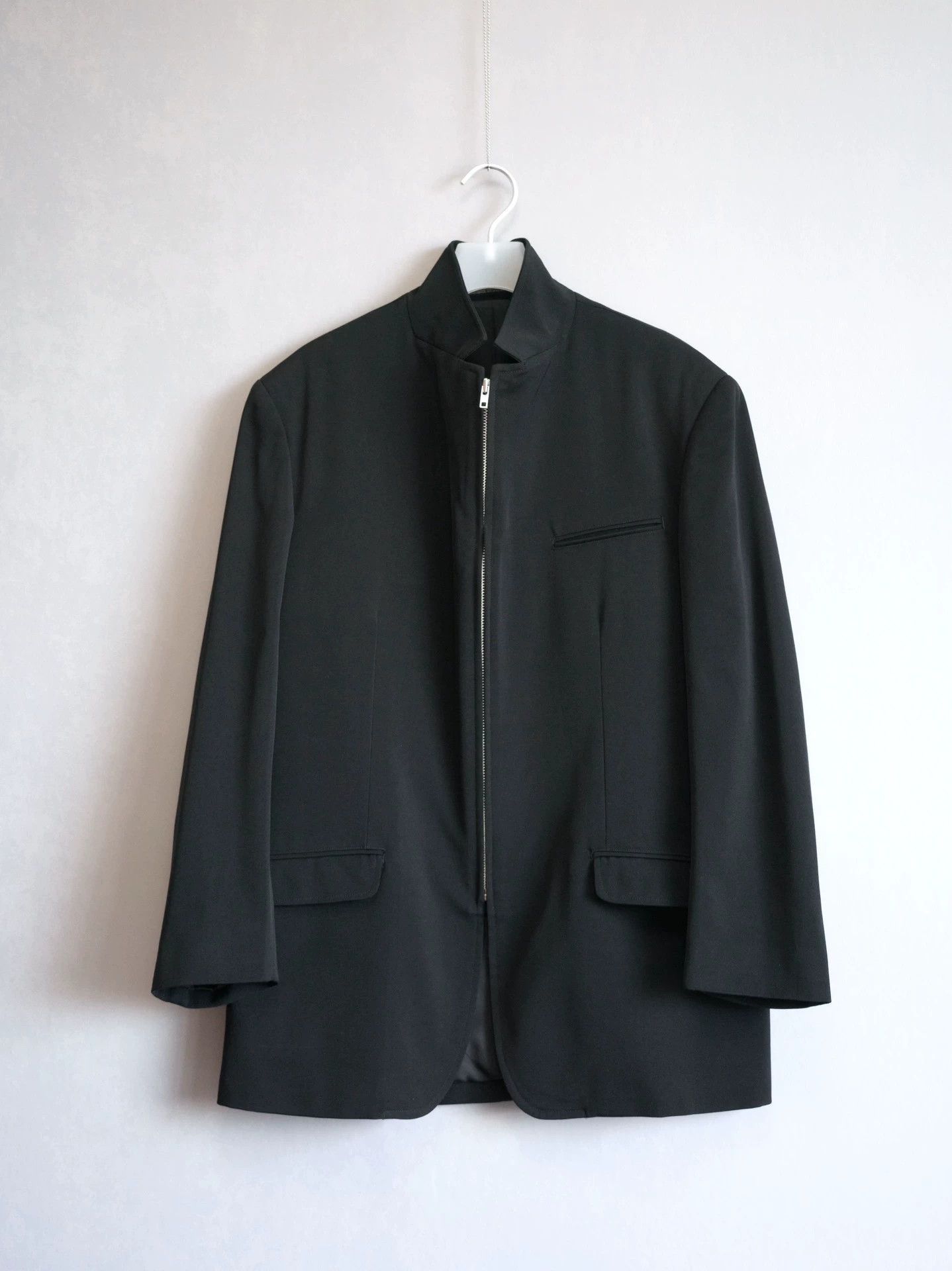 Yohji Yamamoto Yohji Yamamoto 02AW Runway Leather Buckle Zip Jacket Size US L / EU 52-54 / 3 - 1 Thumbnail