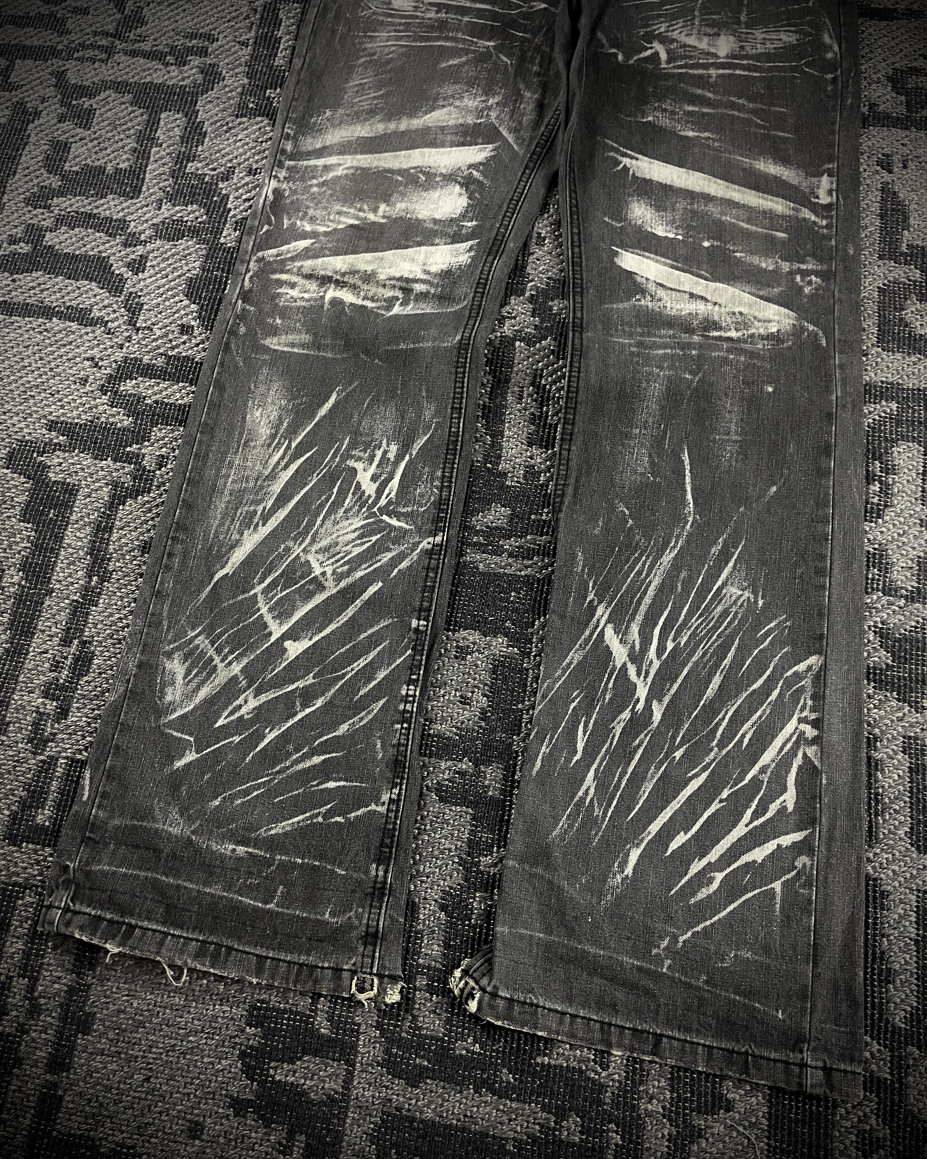 LOWBOX LOWBOX Dirty Washed Denim Size US 34 / EU 50 - 3 Thumbnail