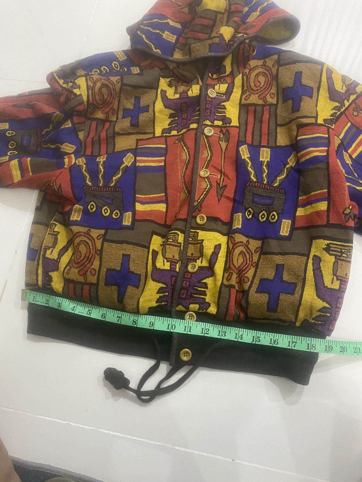 If Six Was Nine VINTAGE REVERSIBLE POP ART HOODIE Size US L / EU 52-54 / 3 - 7 Thumbnail