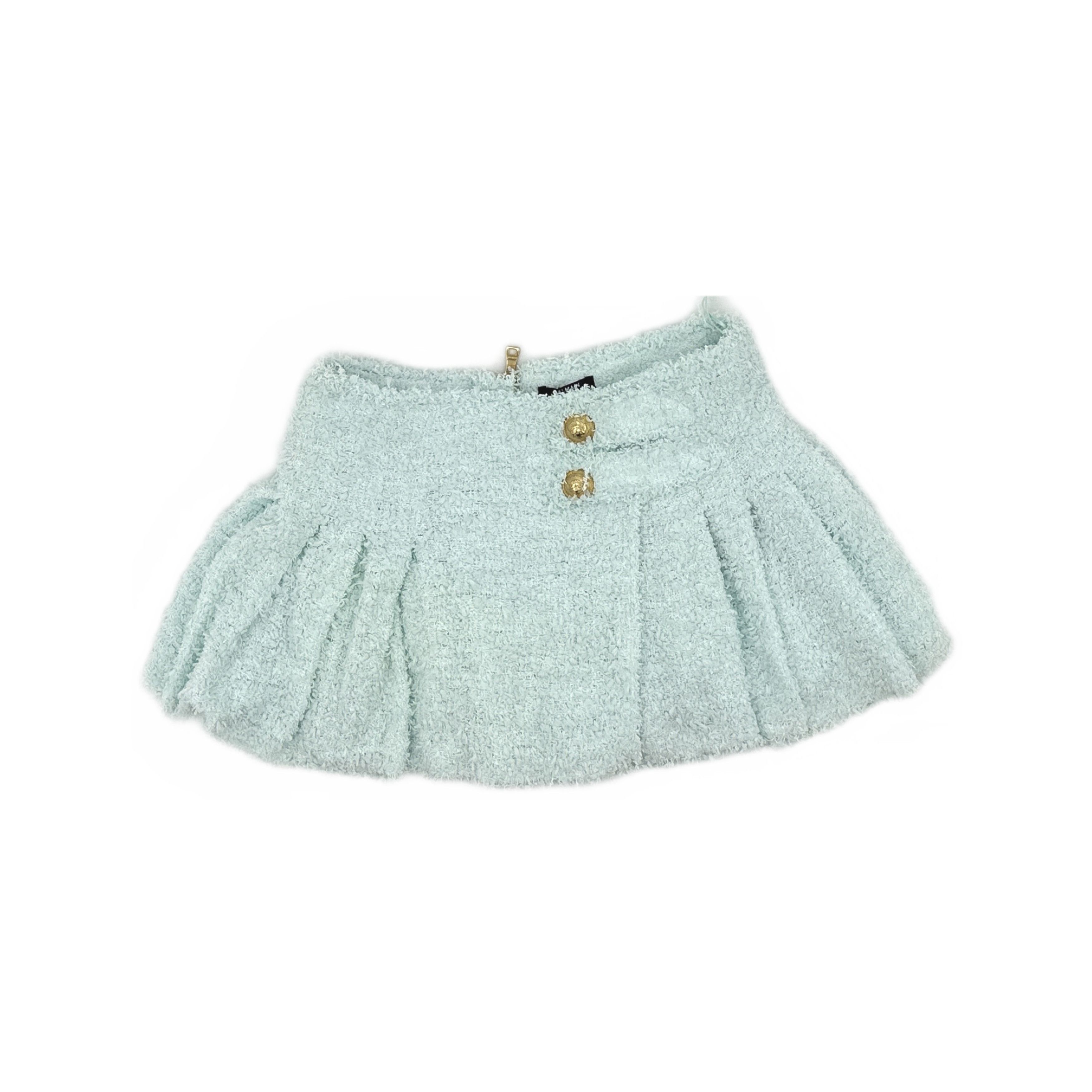 Balmain Balmain Tweed Mini Skirt Size 36 Size 26" / US 2 / IT 38 - 1 Thumbnail