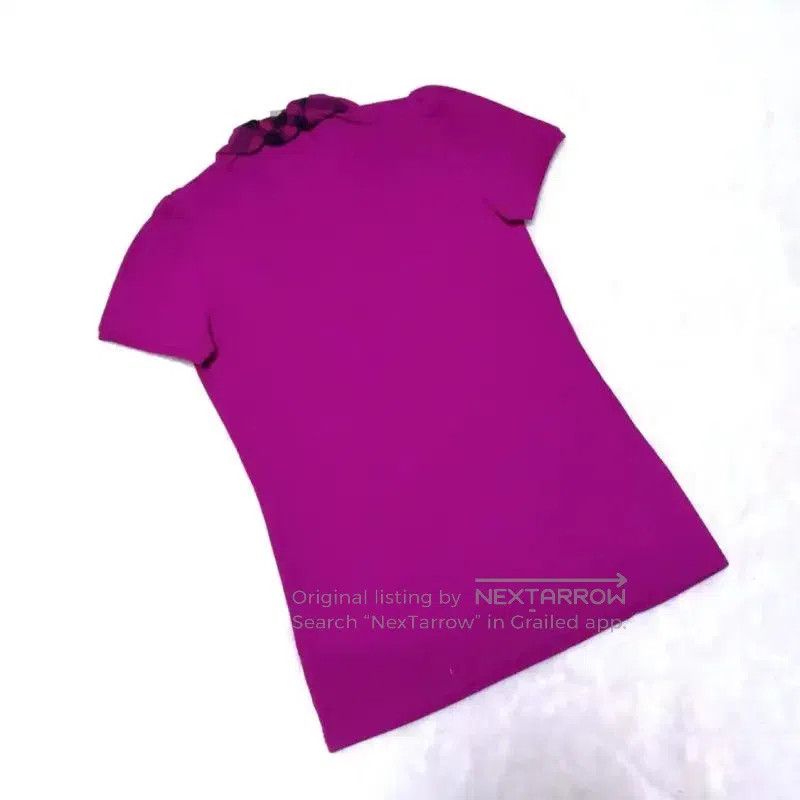 Burberry Burberry Summer Burgundy Short Sleeve Top. Size S / US 4 / IT 40 - 6 Thumbnail