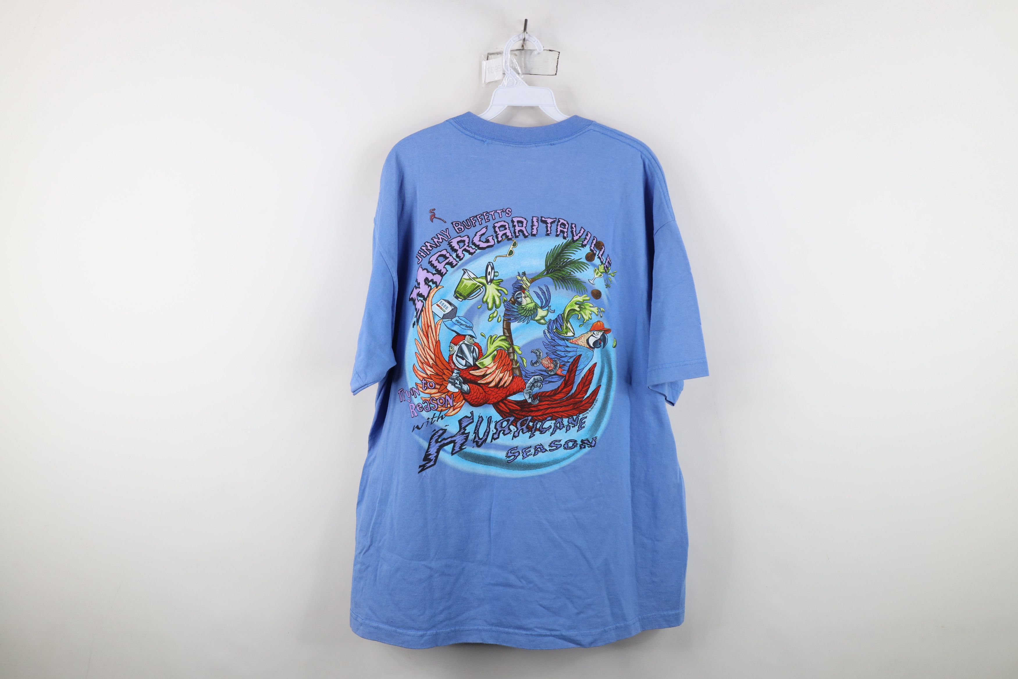 Vintage Vintage Y2K 2001 Margaritaville Jimmy Buffett Beach T-Shirt Size US XL / EU 56 / 4 - 12 Thumbnail