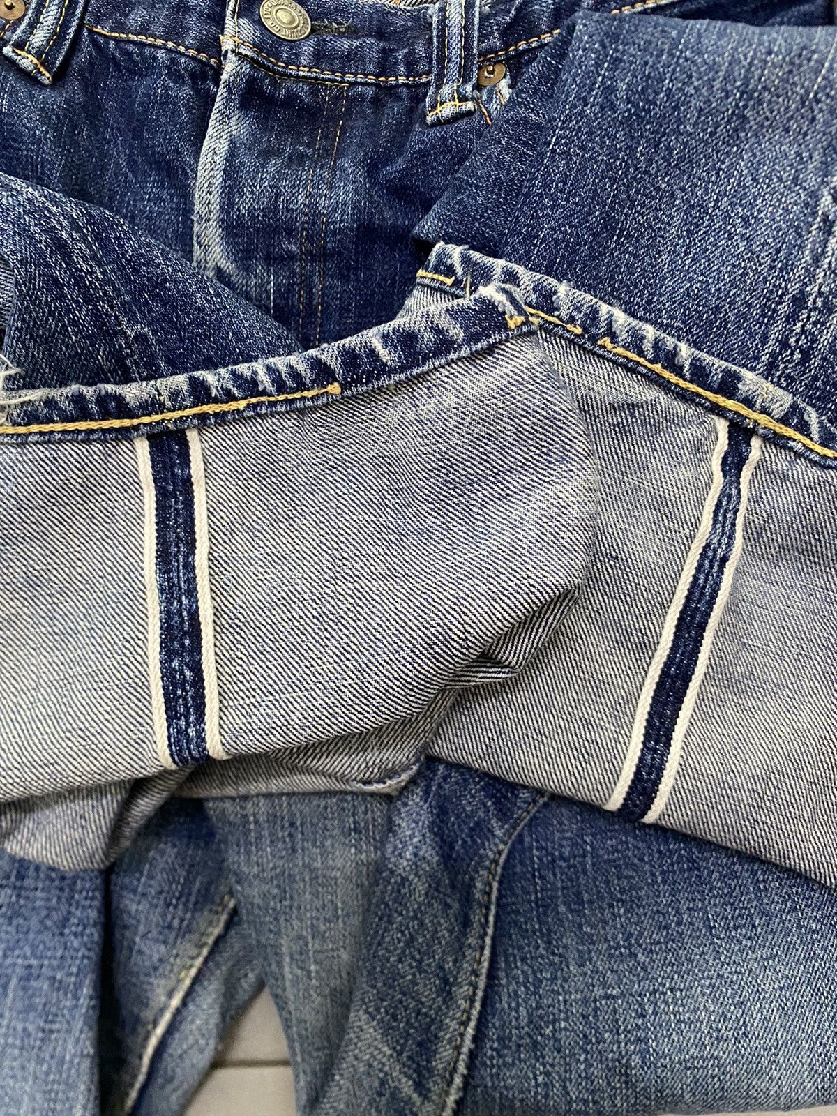 Full Count & Co. JAPAN BRAND FULL COUNT RIPPED DENIM SELVEDGE UNISEX Size US 30 / EU 46 - 8 Thumbnail