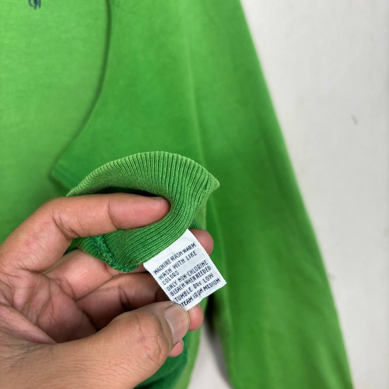 Polo Ralph Lauren Vintage 90s Polo Ralph Lauren Green Crewneck Sweatshirt L Size US L / EU 52-54 / 3 - 5 Thumbnail