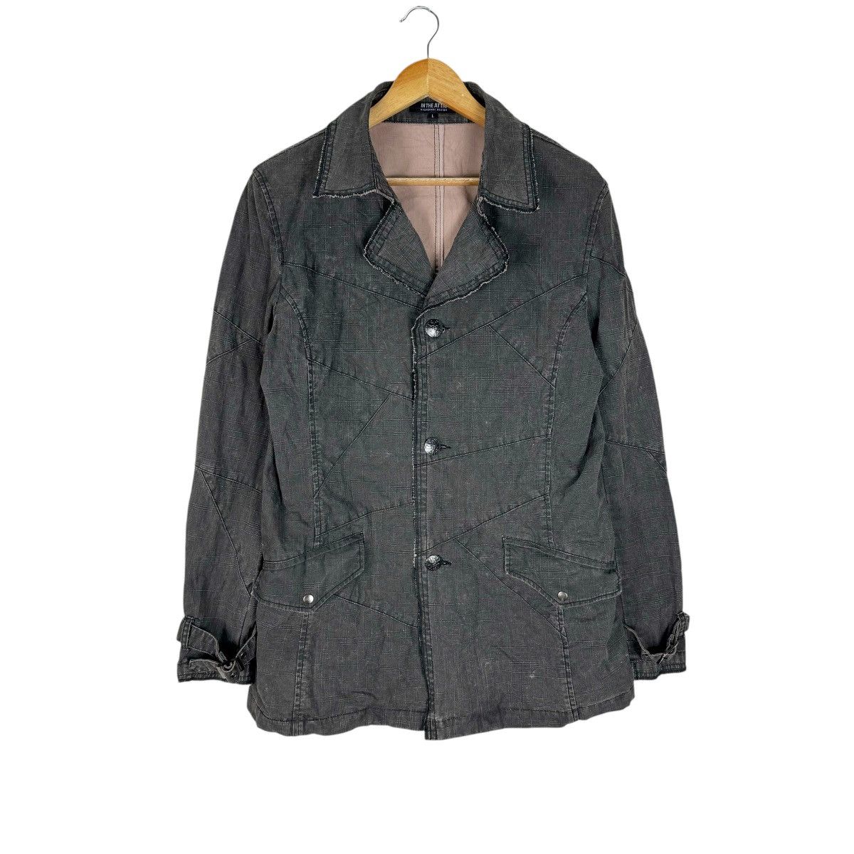 In The Attic 🌟IN THE ATTIC DENIM BUTTON JACKET Size L / US 10 / IT 46 - 3 Thumbnail