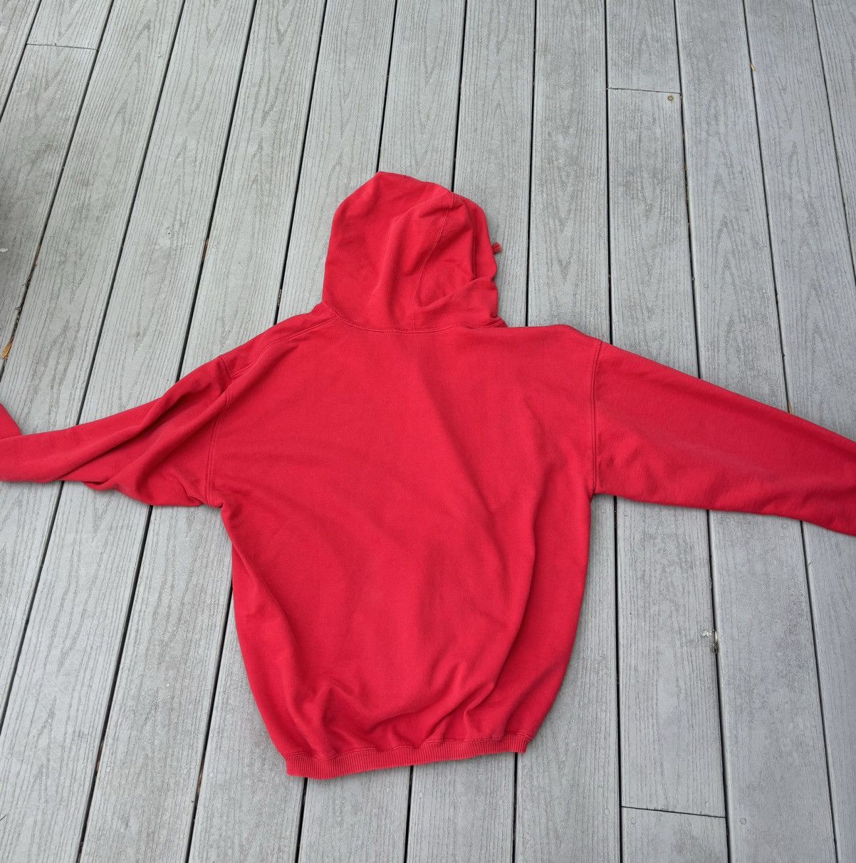 Vintage Vintage Red Hoodie Size US XL / EU 56 / 4 - 2 Thumbnail