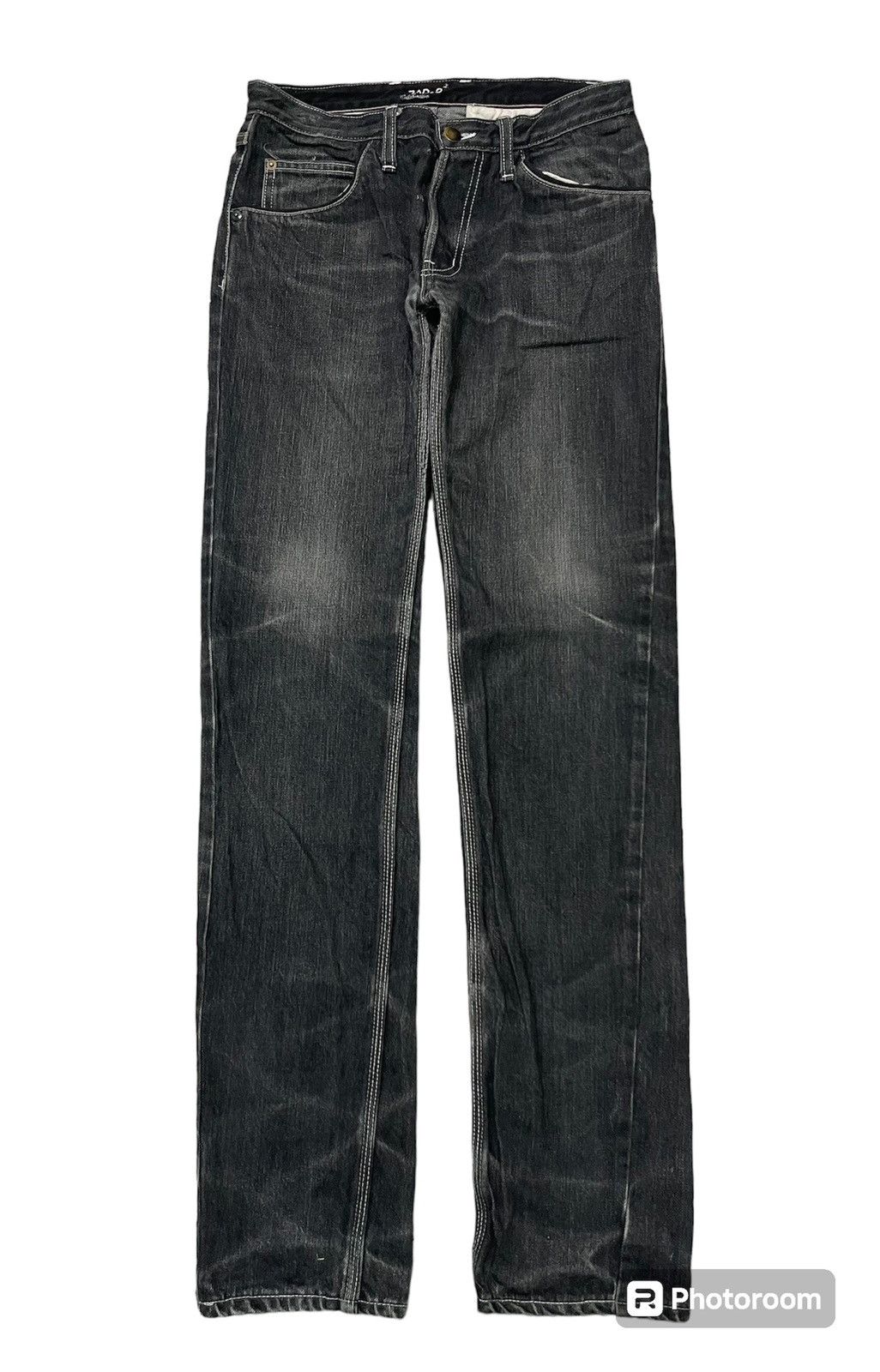 Fad Three RARE VINTAGE FAD 3 COLLABORATION JAPANESE BLACK JEANS Size US 29 - 2 Thumbnail