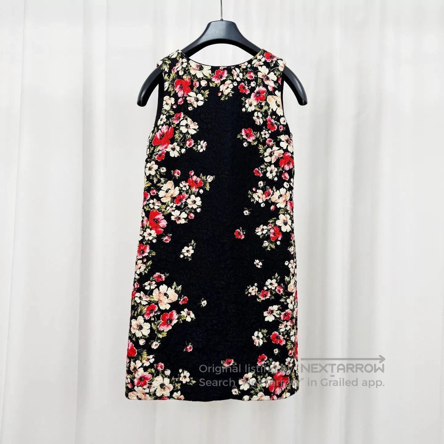 Dolce & Gabbana Dolce&Gabbana Floral Embossed Dress. Size XS / US 0-2 / IT 36-38 - 2 Thumbnail