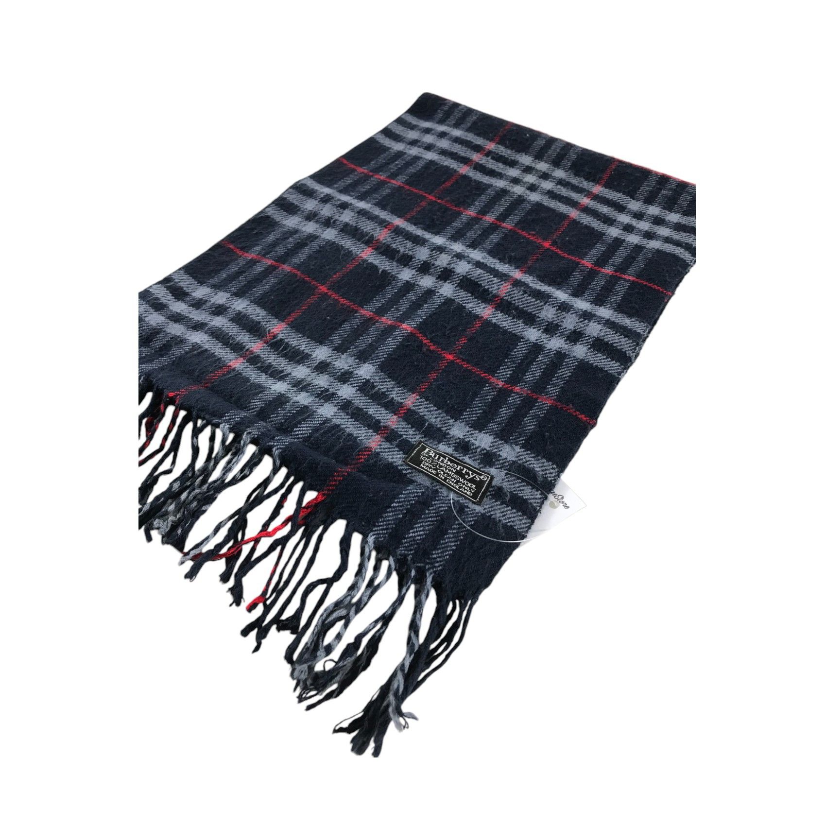 Burberry × Vintage Burberry Scarf / Muffler / Neckwear - WW3003 Size ONE SIZE - 3 Thumbnail