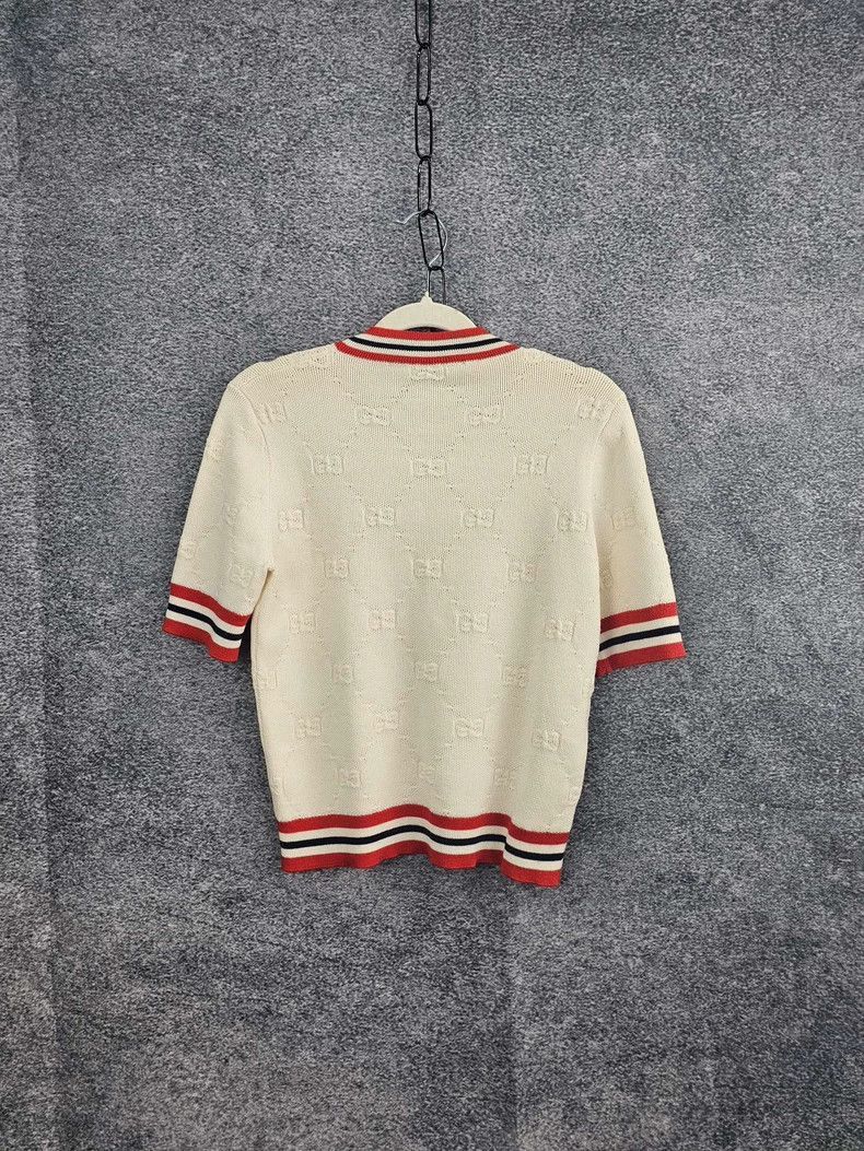 Gucci Gucci Round Neck Short Sleeve Knit Shirt-2506 Size US S / EU 44-46 / 1 - 2 Thumbnail