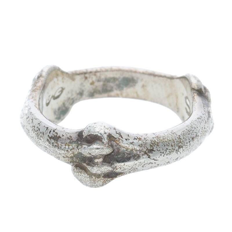 Takahiromiyashita The Soloist. .925 Silver Skeletal Bone Ring Size ONE SIZE - 4 Thumbnail