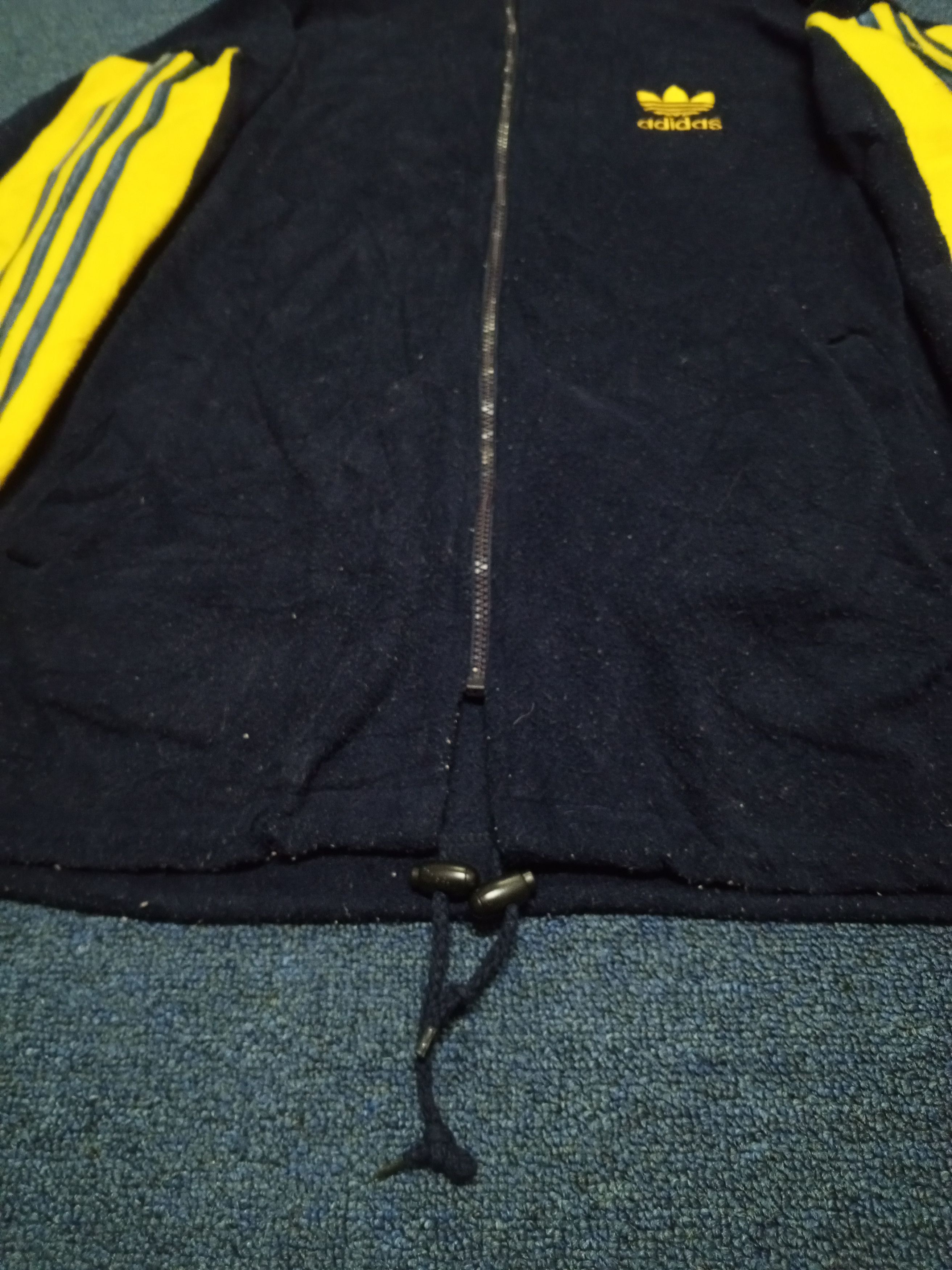 Adidas × Vintage VTG ADIDAS THREE STRIPE FLEECE Size US L / EU 52-54 / 3 - 8 Thumbnail