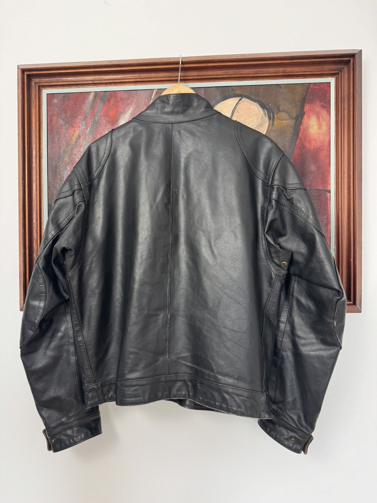 Belstaff Belstaff Cougar Leather Motorcycle Jacket Vintage Y2k Racing Size US L / EU 52-54 / 3 - 5 Thumbnail
