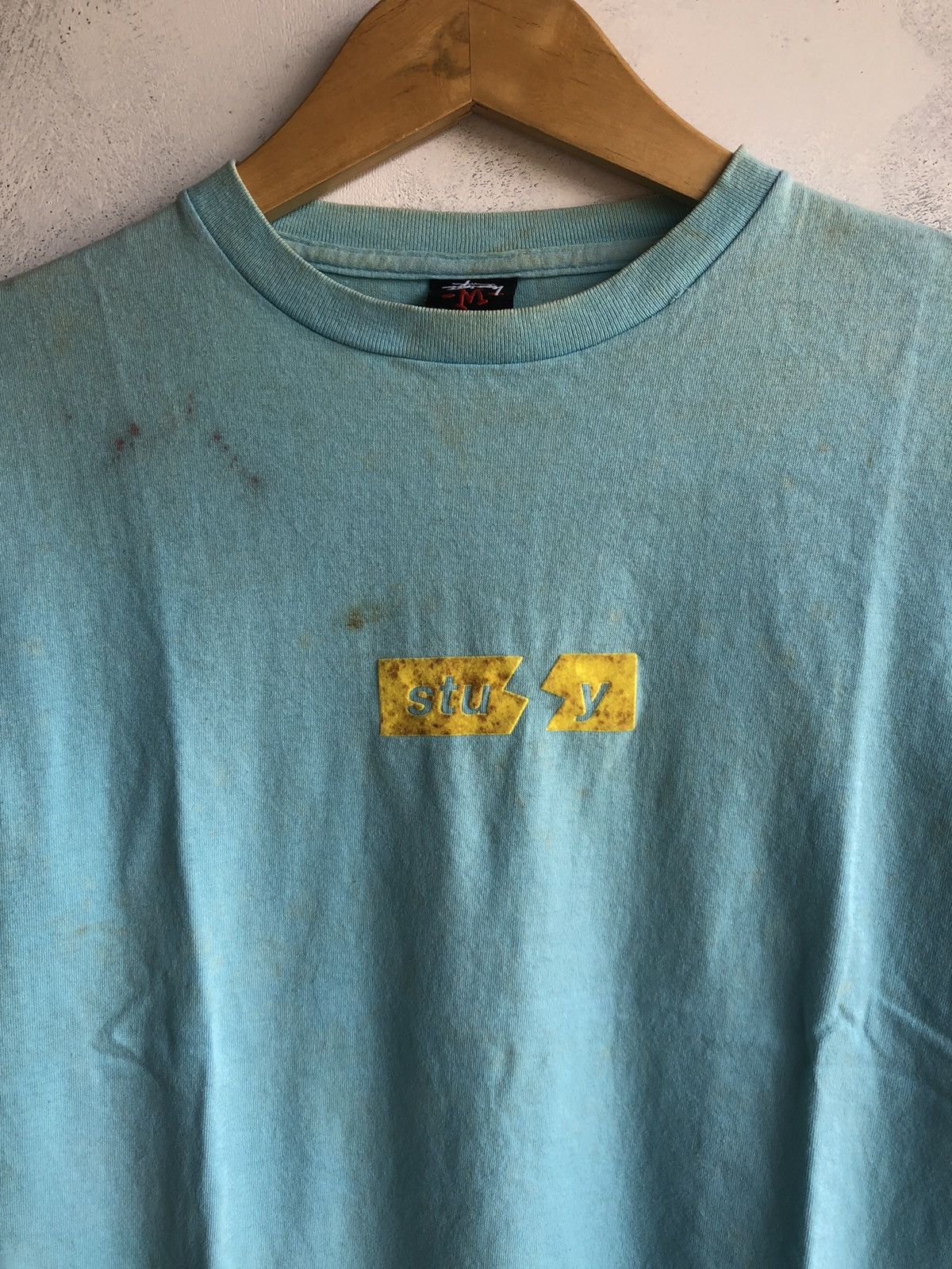 Stussy × Vintage 00s Stussy Logo Tshirt Tee Size US M / EU 48-50 / 2 - 5 Thumbnail