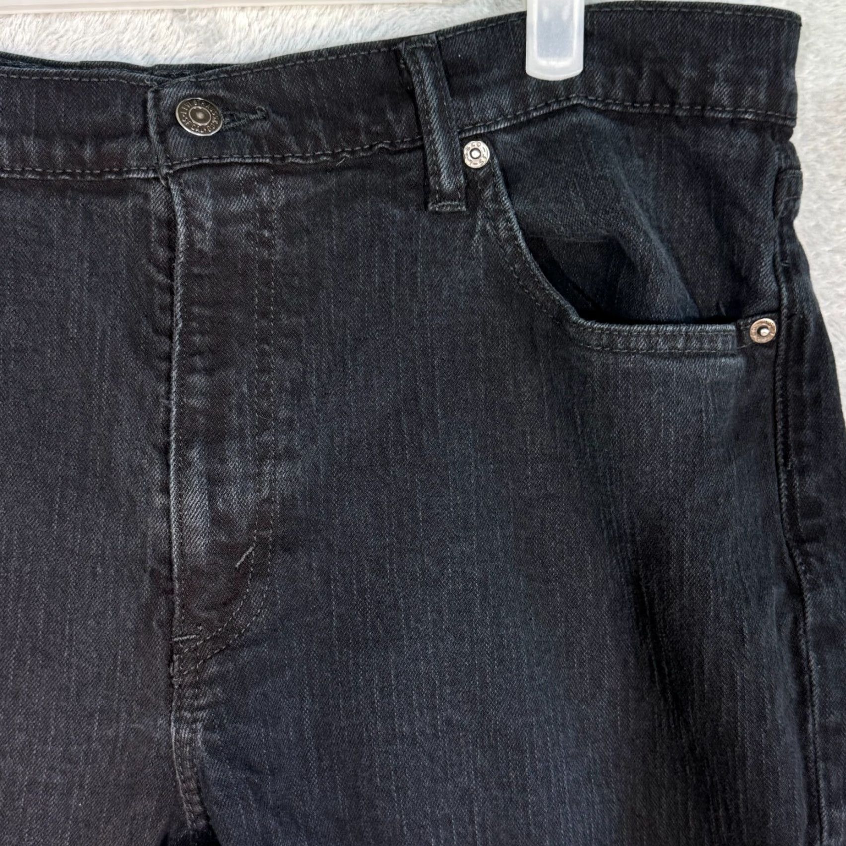 Levi's Levi’s 511 Slim Fit Jeans Men’s 38 x 32 Black Dark Wash Denim Straight Leg Casual Jeans Size US 38 / EU 54 - 4 Thumbnail