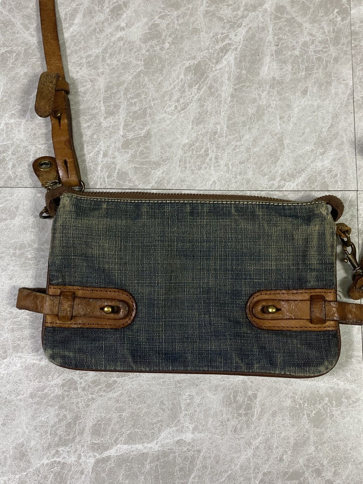 Other Vintage sacco.ltd sling bag leather kanvas Size ONE SIZE - 1 Thumbnail