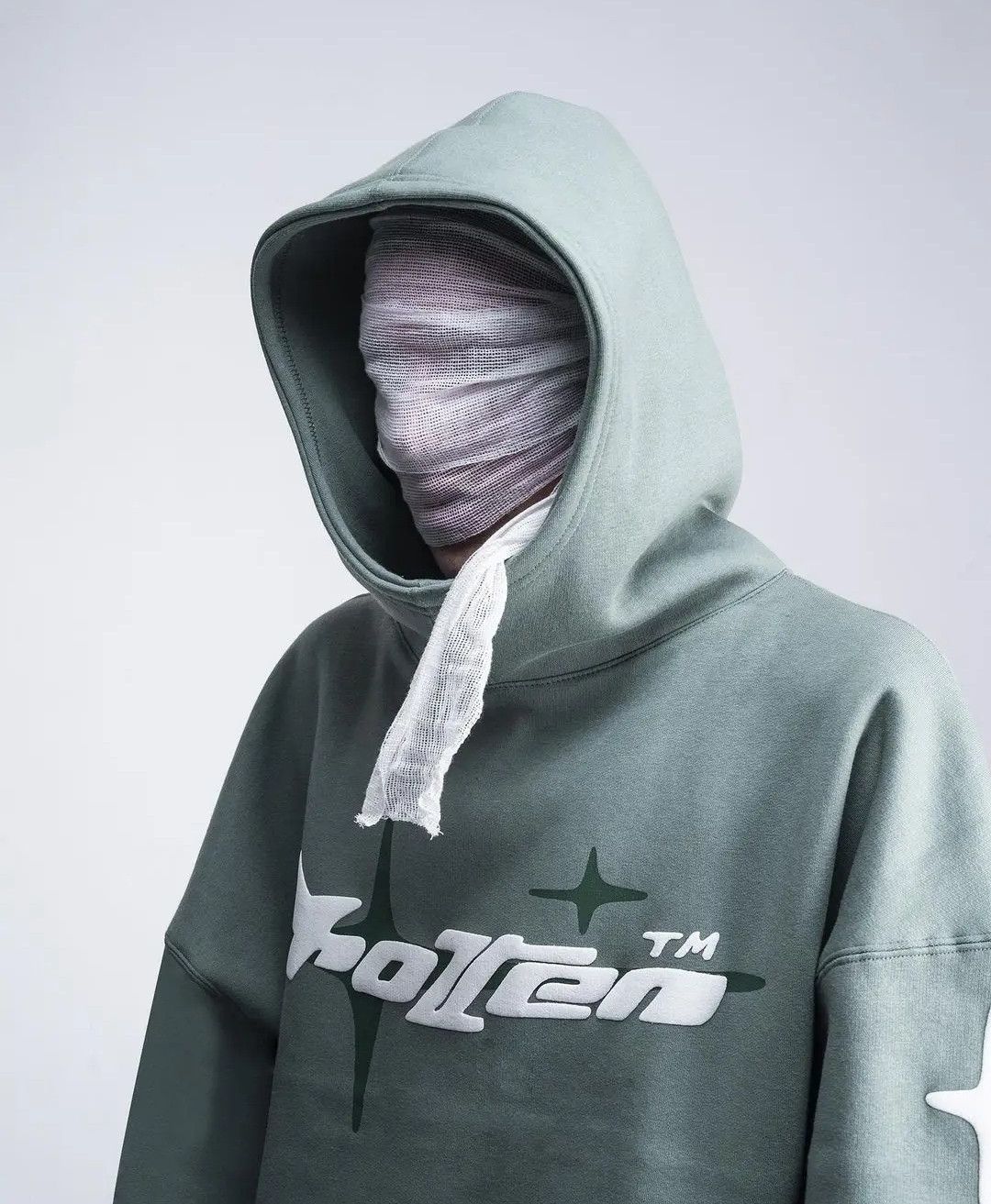 Designer × Vintage Puff Rubber Print Work Style American Street Hoodie Size US XL / EU 56 / 4 - 4 Thumbnail