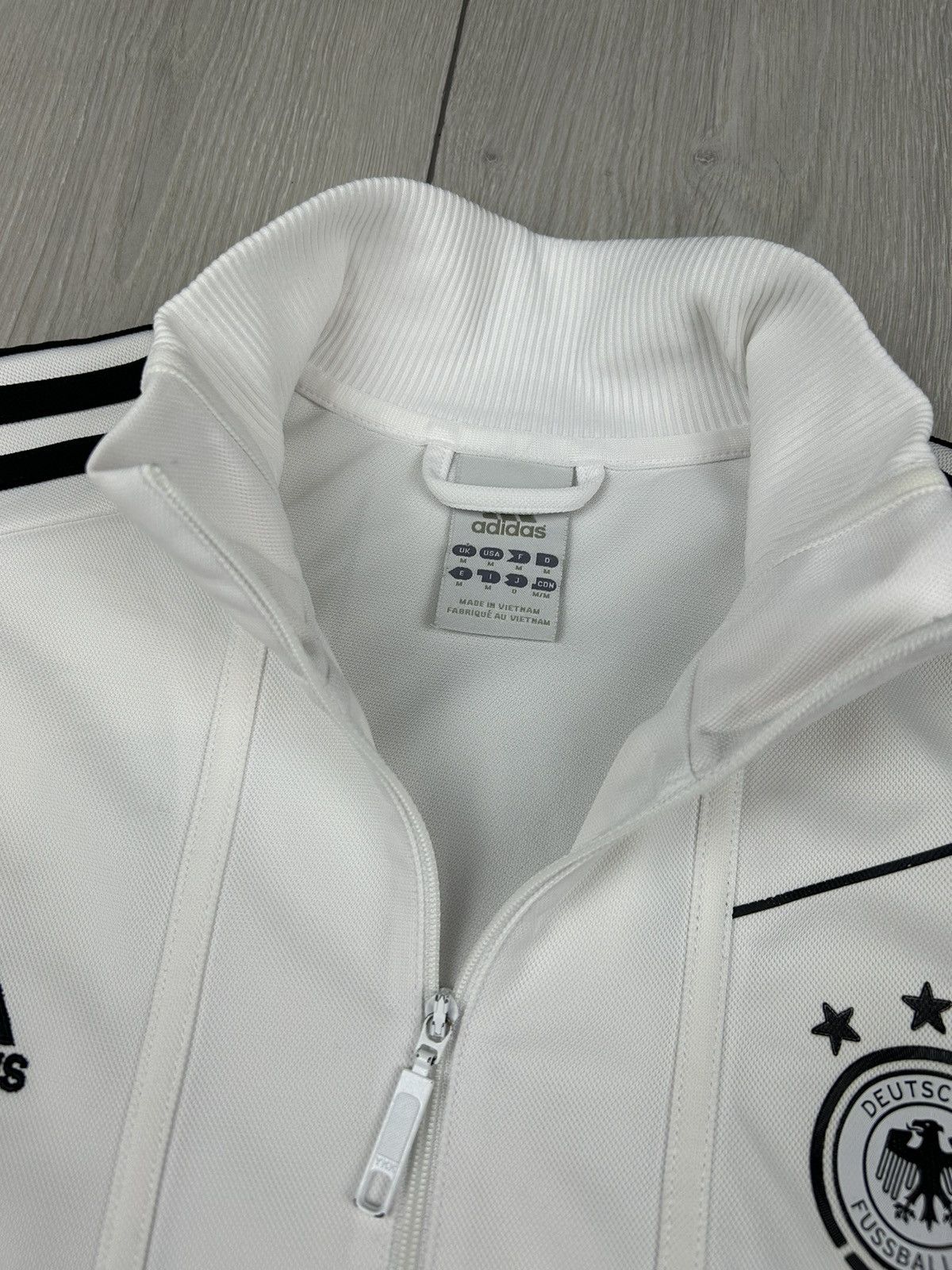 Adidas × Vintage Adidas Vintage Germany Soccer Zip Light Jacket Size M Size US M / EU 48-50 / 2 - 5 Thumbnail