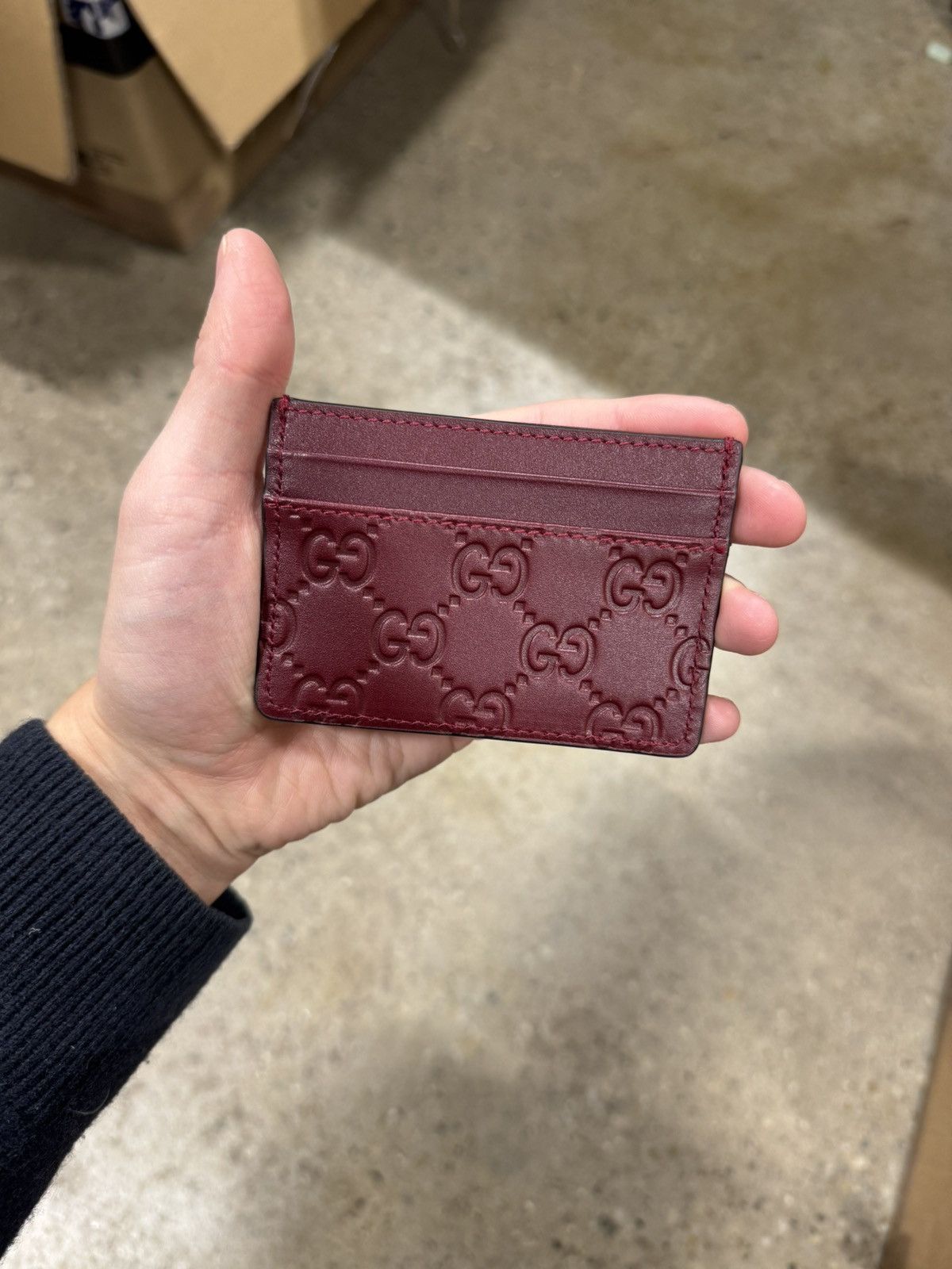 Gucci Gucci GG Leather Card Holder NEW 400$ Size ONE SIZE - 4 Thumbnail
