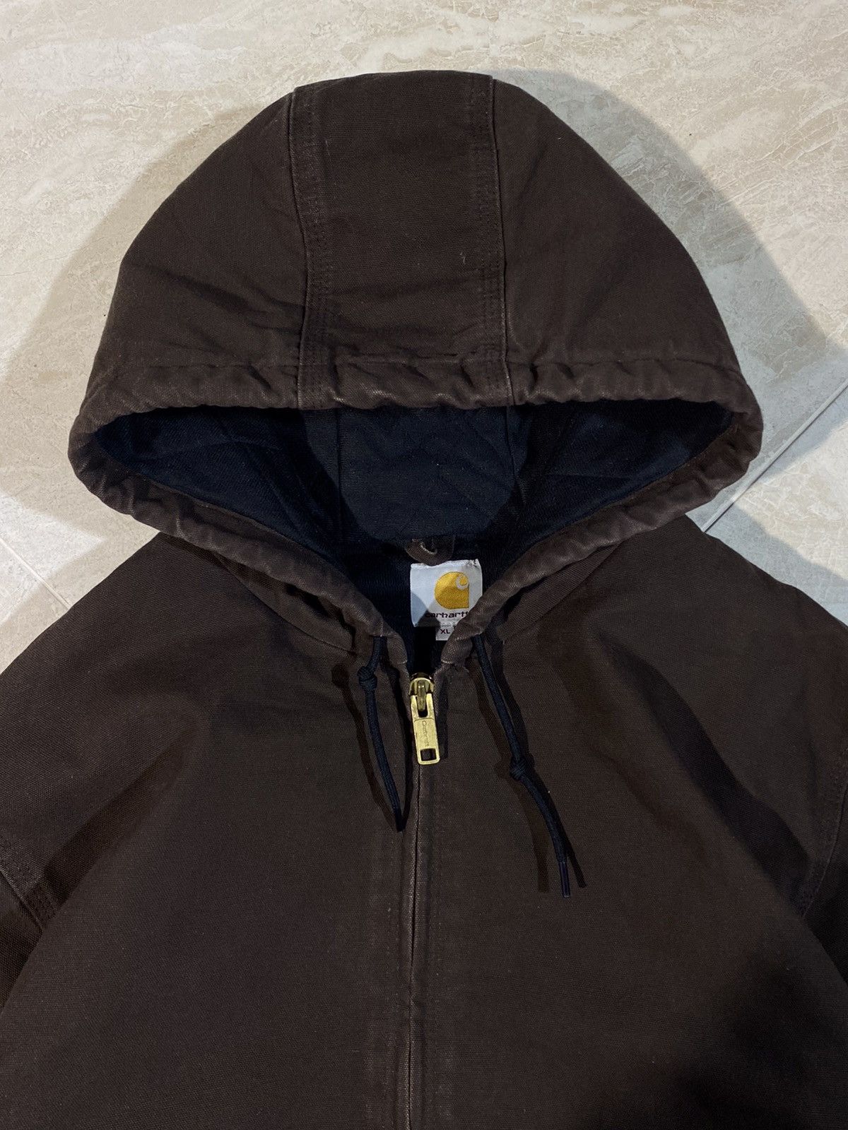 Carhartt Vintage 00s Carhartt Active work style hype brown jacket Size US XL / EU 56 / 4 - 12 Thumbnail