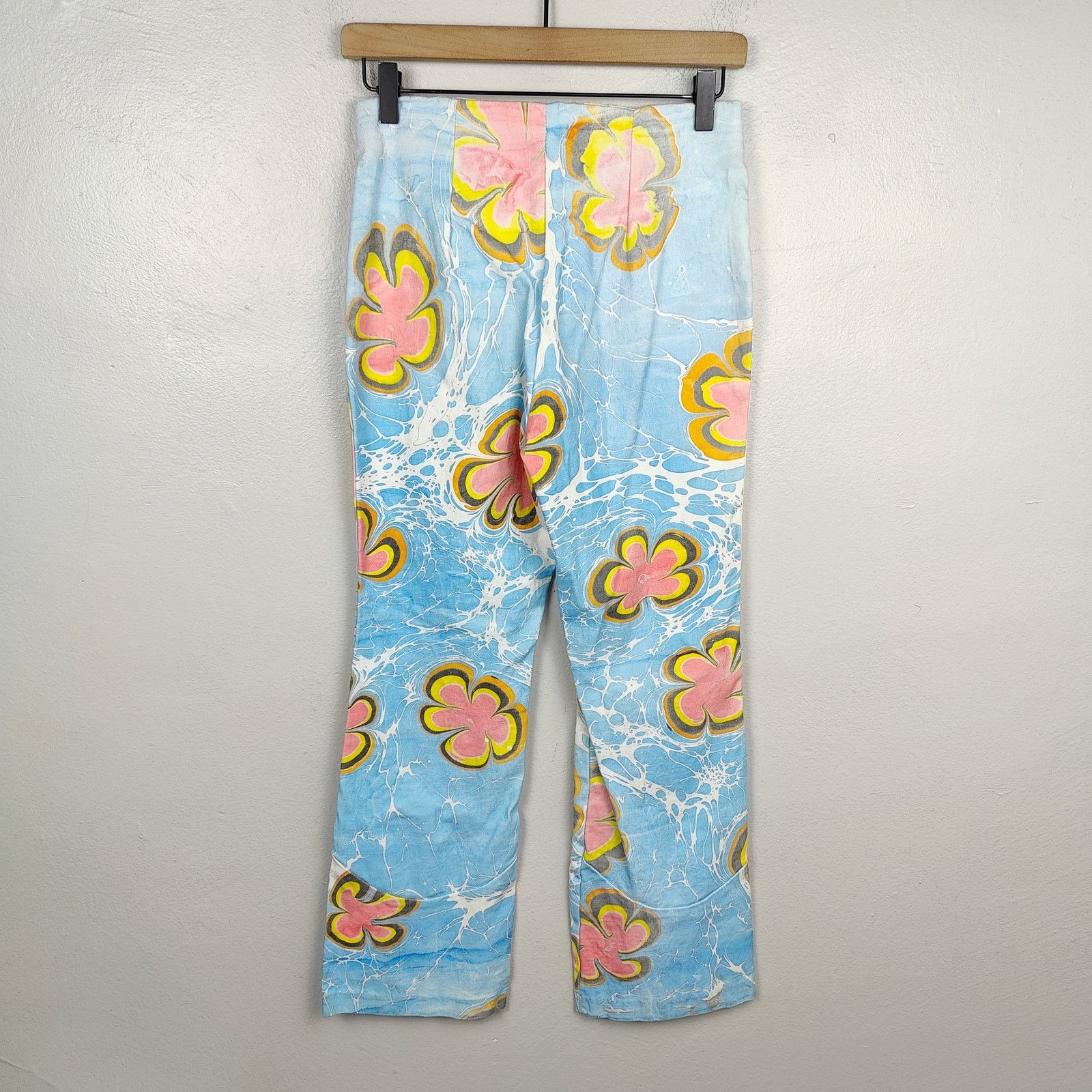 Free People Free People Lefty High Rise Flare Pants Womens XS Blue Size 25" / US 0 / IT 36 - 6 Thumbnail