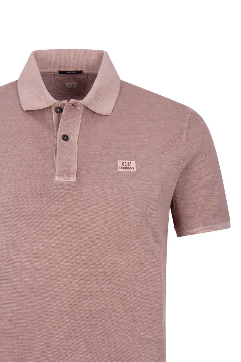 C.P. Company o1y1224 Logo Polo Shirt in Pink Size US XS / EU 42 / 0 - 2 Thumbnail
