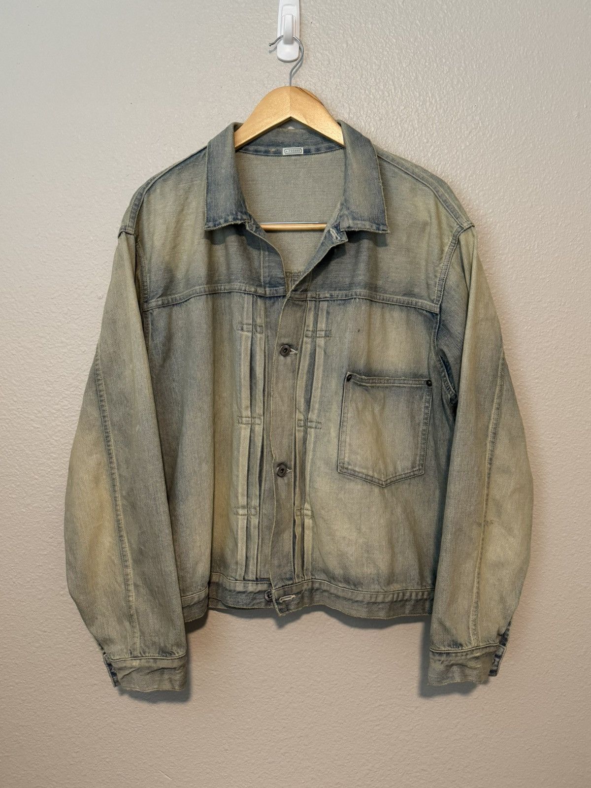 ジャケット・アウター A.PRESSE 1st Type Denim Jacket BLEACH 46 A.PRESSE 1st Type Denim Jacket [Bleach]